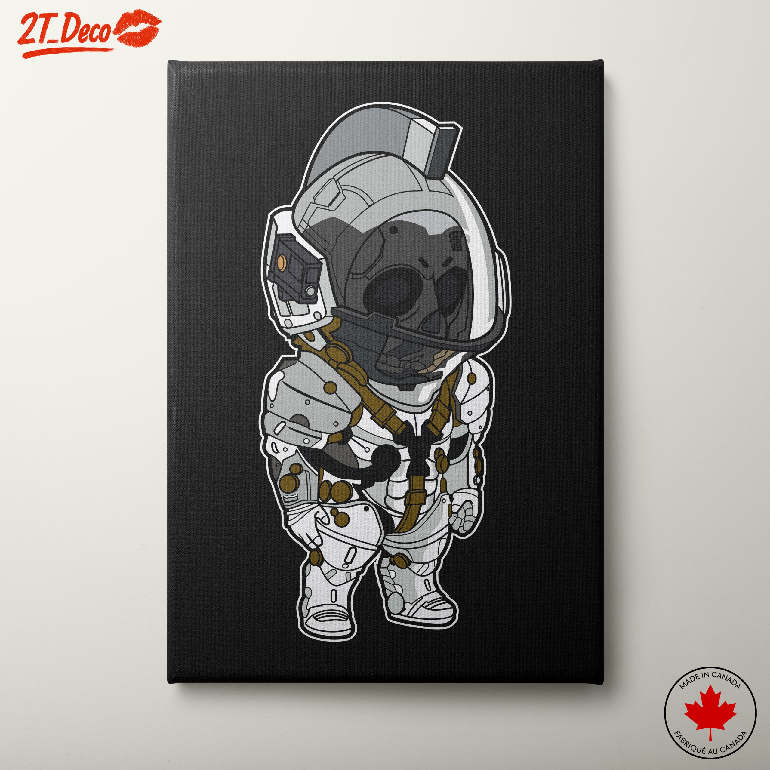 Stylized Space Suit Character Art