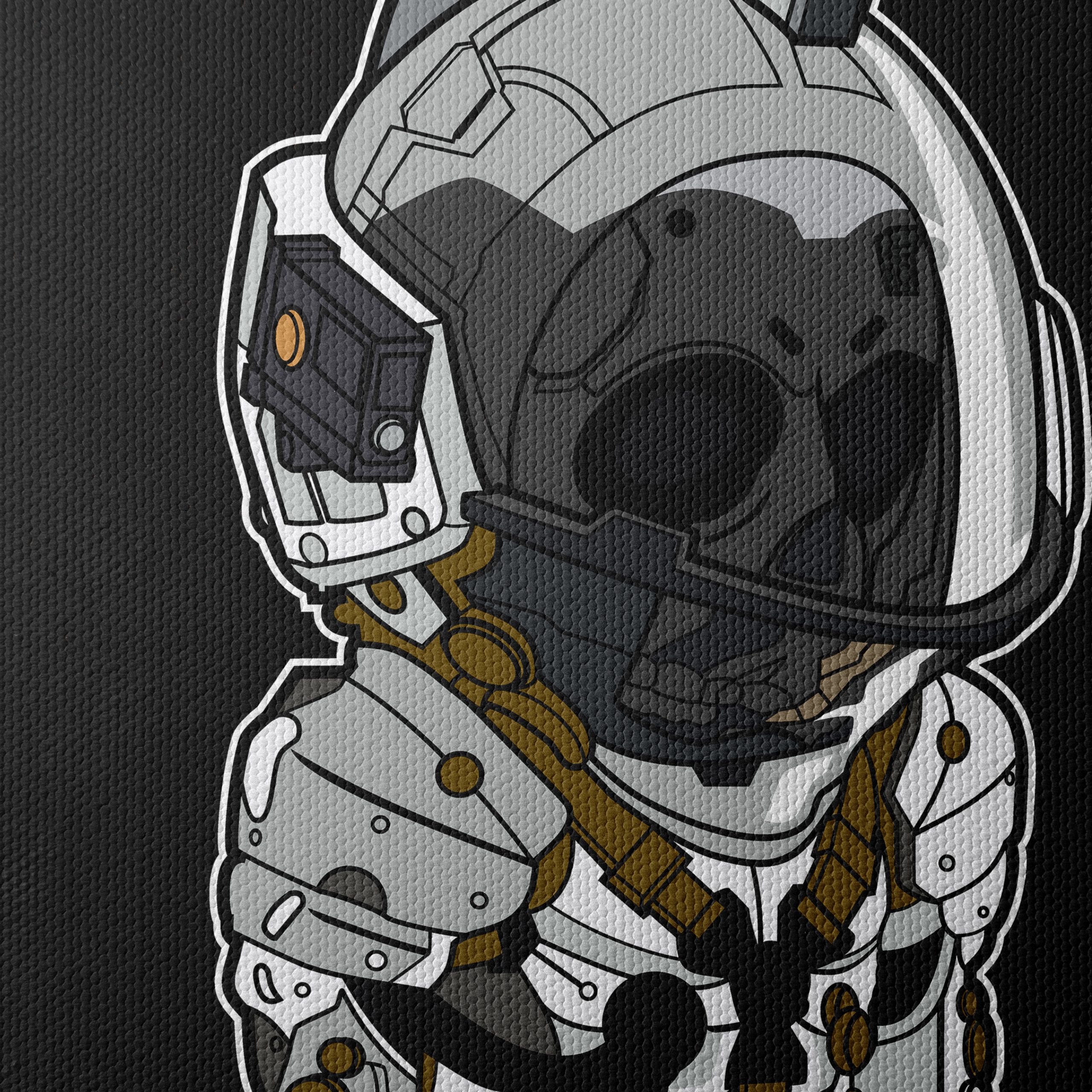 Stylized Space Suit Character Art - Image 4
