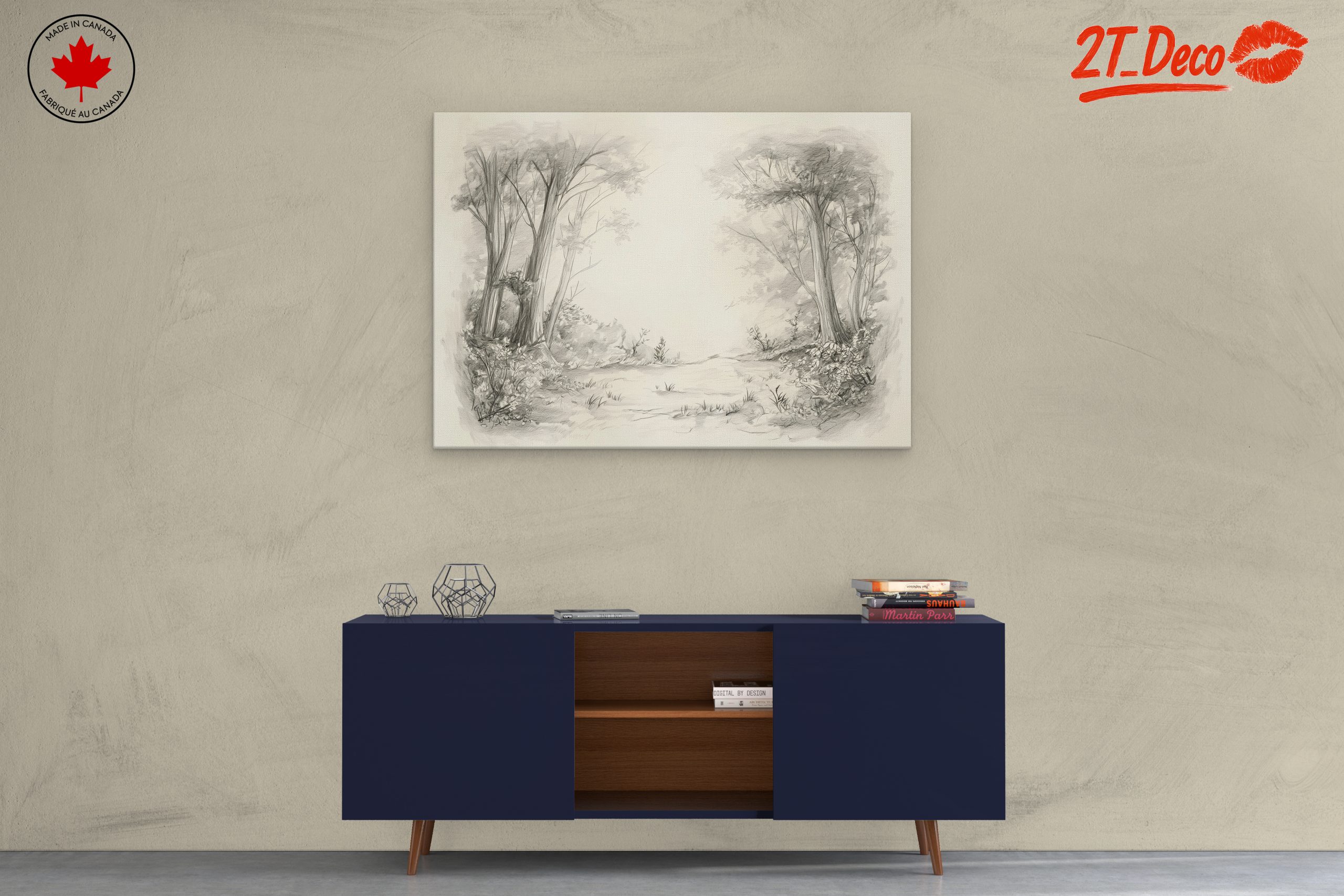 Serene Natural Landscape Artwork - Image 3