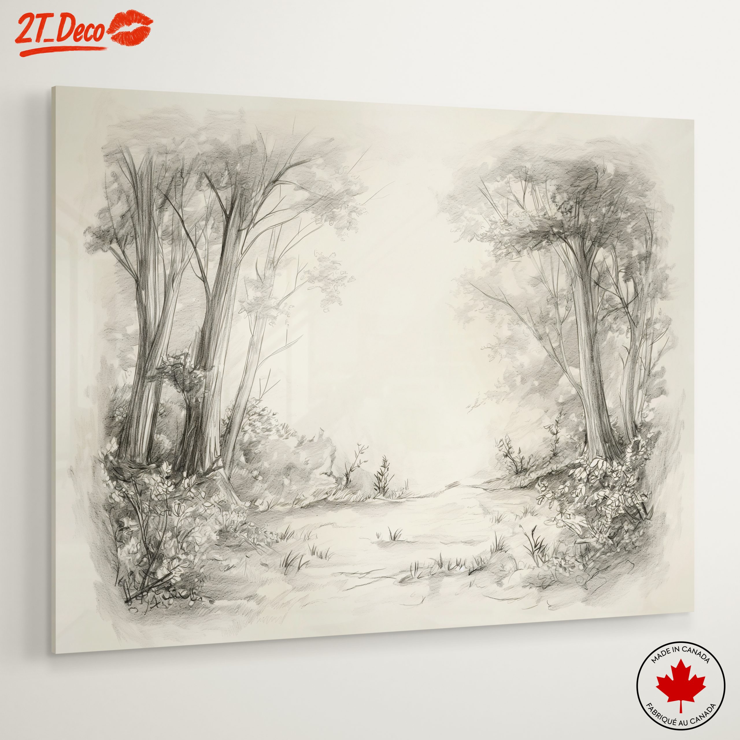 Serene Natural Landscape Artwork - Image 6