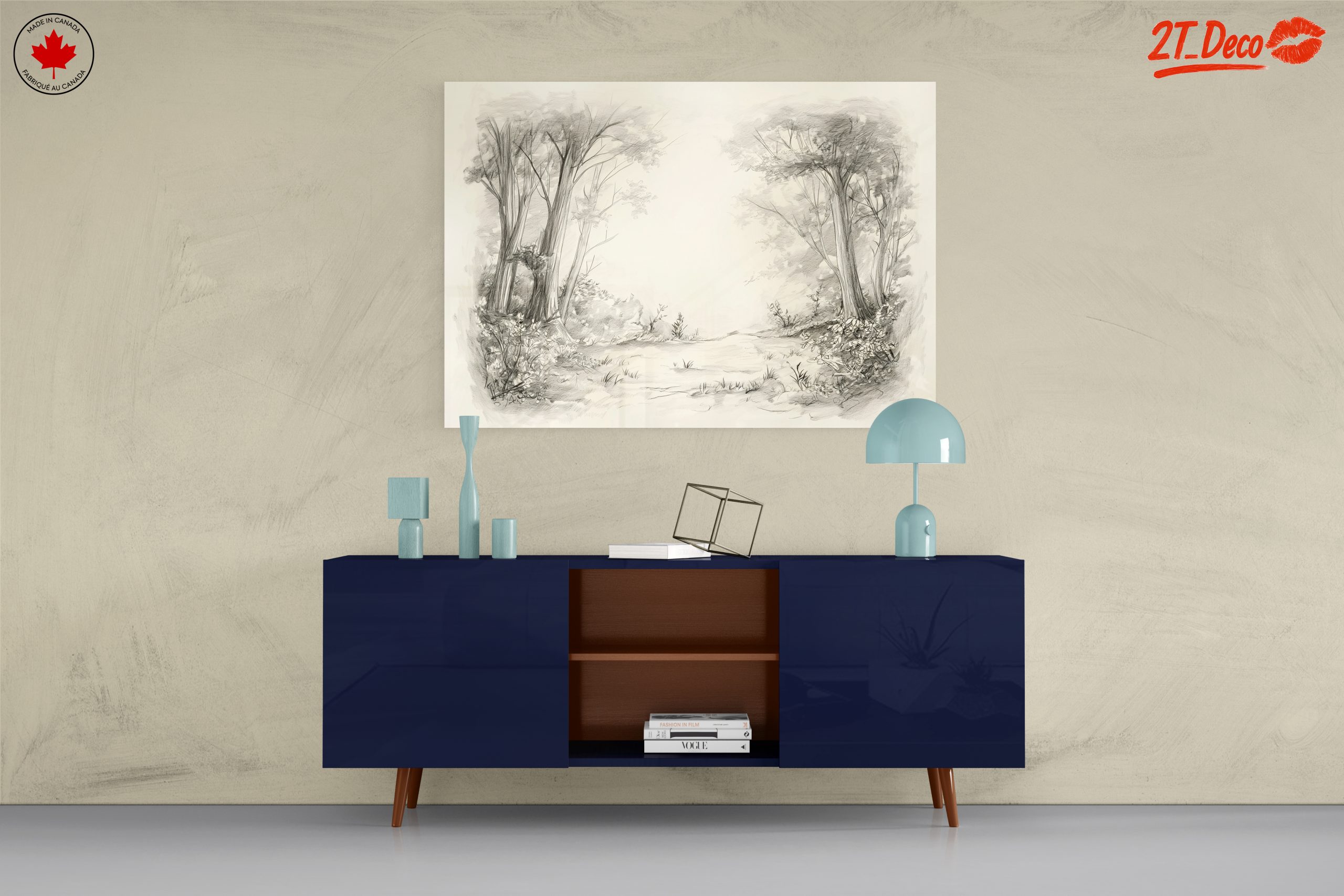 Serene Natural Landscape Artwork - Image 8