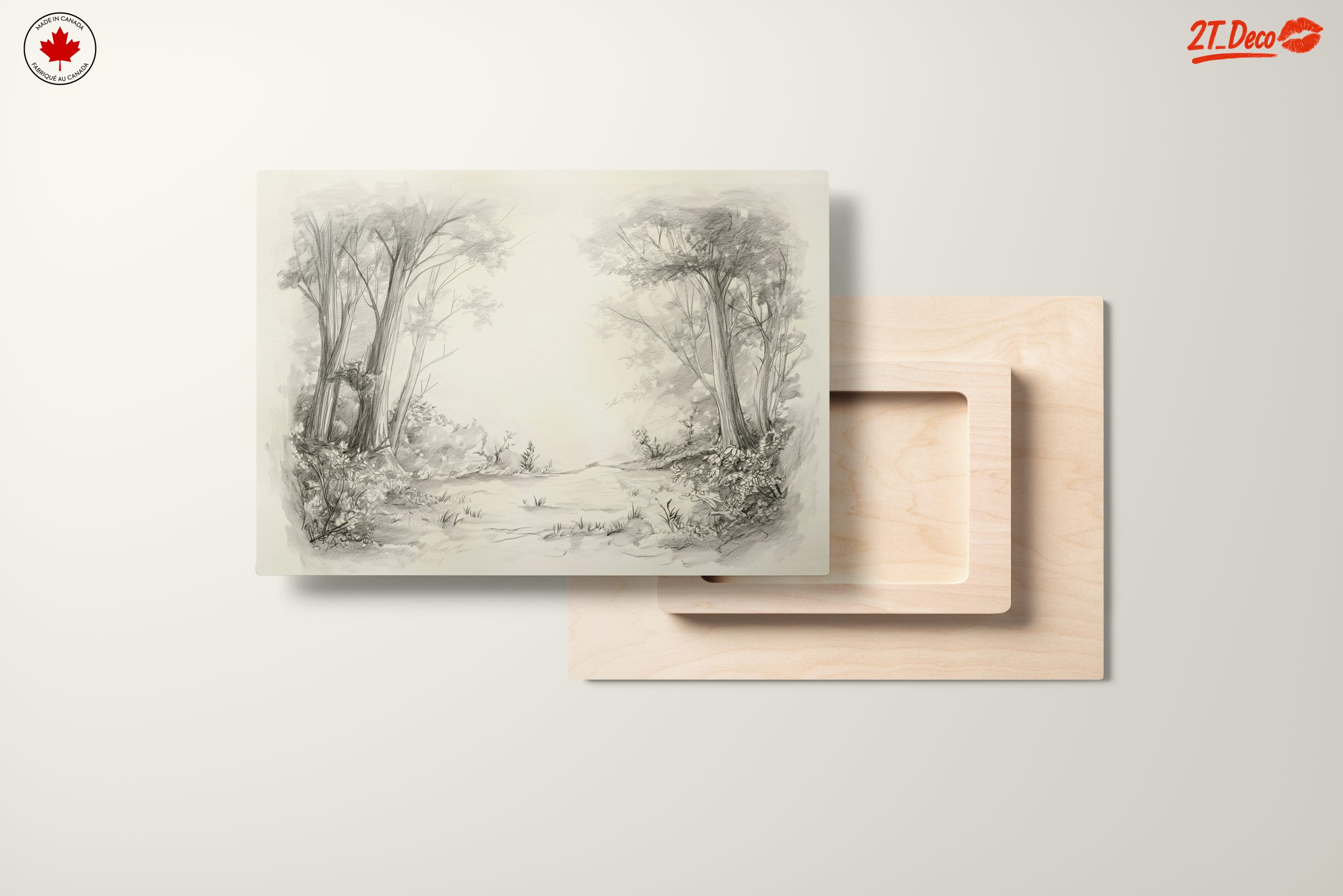 Serene Natural Landscape Artwork - Image 11