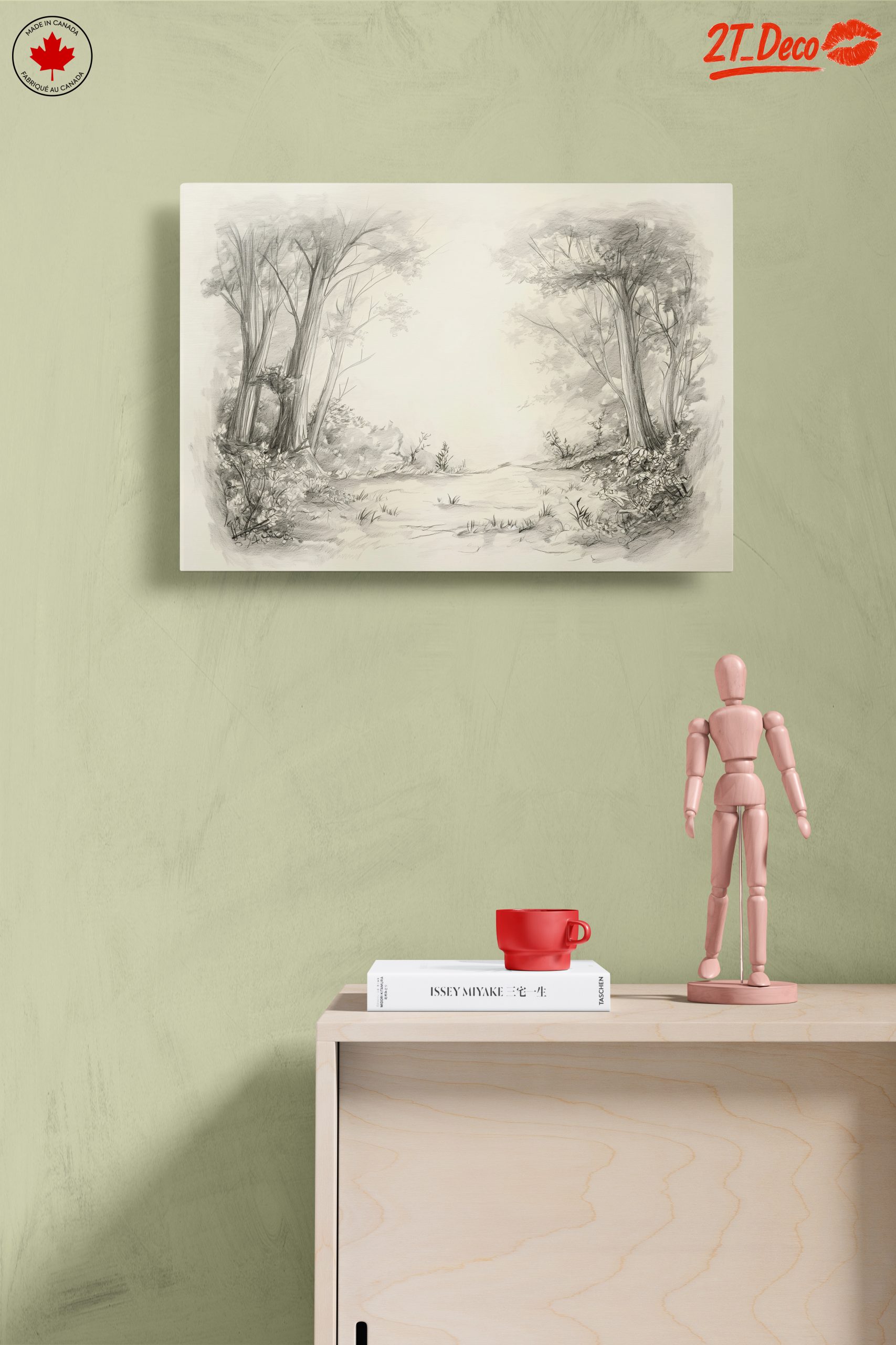 Serene Natural Landscape Artwork - Image 14