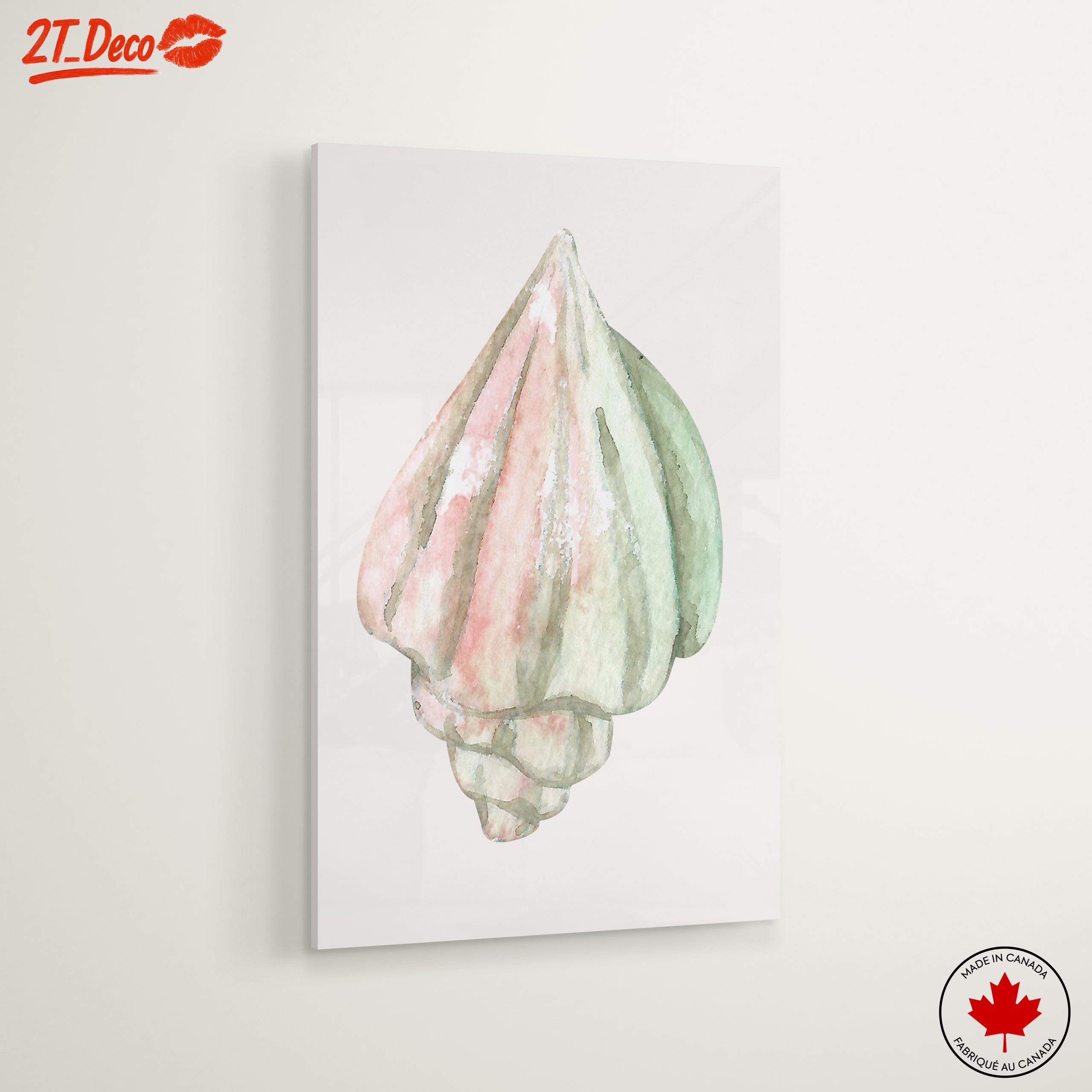 Delicate Watercolor Shell Art for Coastal Decor - Image 6