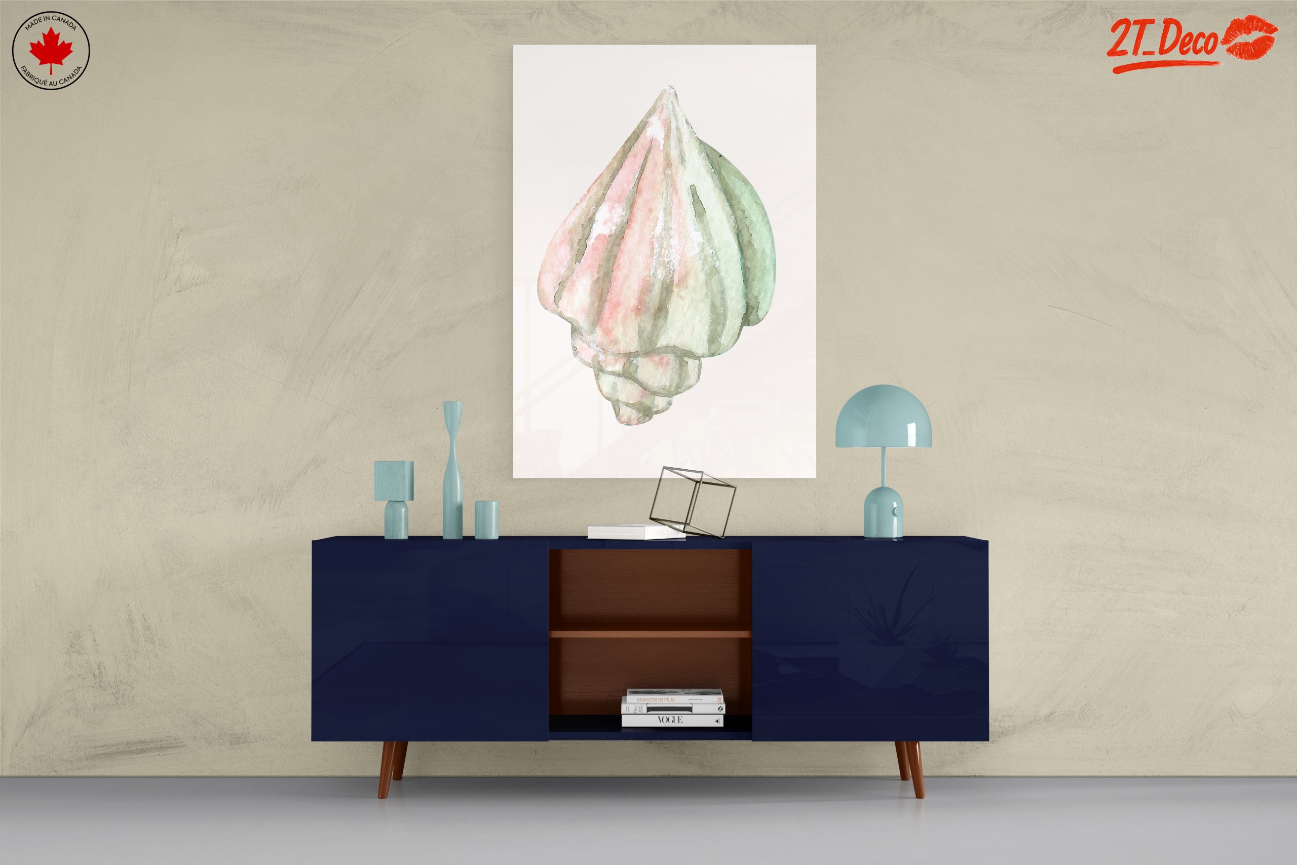 Delicate Watercolor Shell Art for Coastal Decor - Image 8