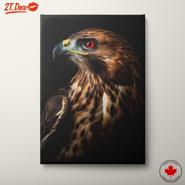 Majestic Eagle Portrait With Distinctive Features