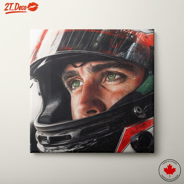 Intense Motorsport Athlete Portrait