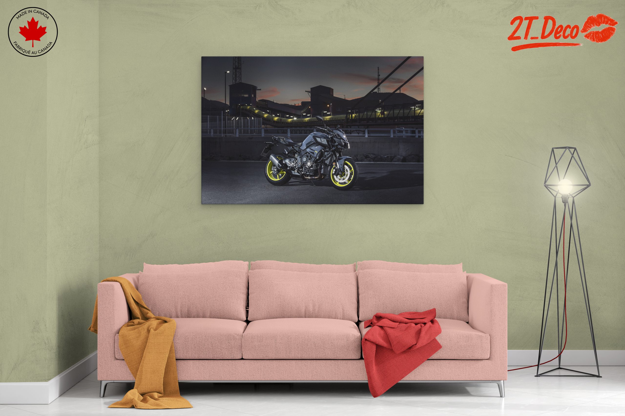 Stylish Motorcycle at Dusk - Image 2