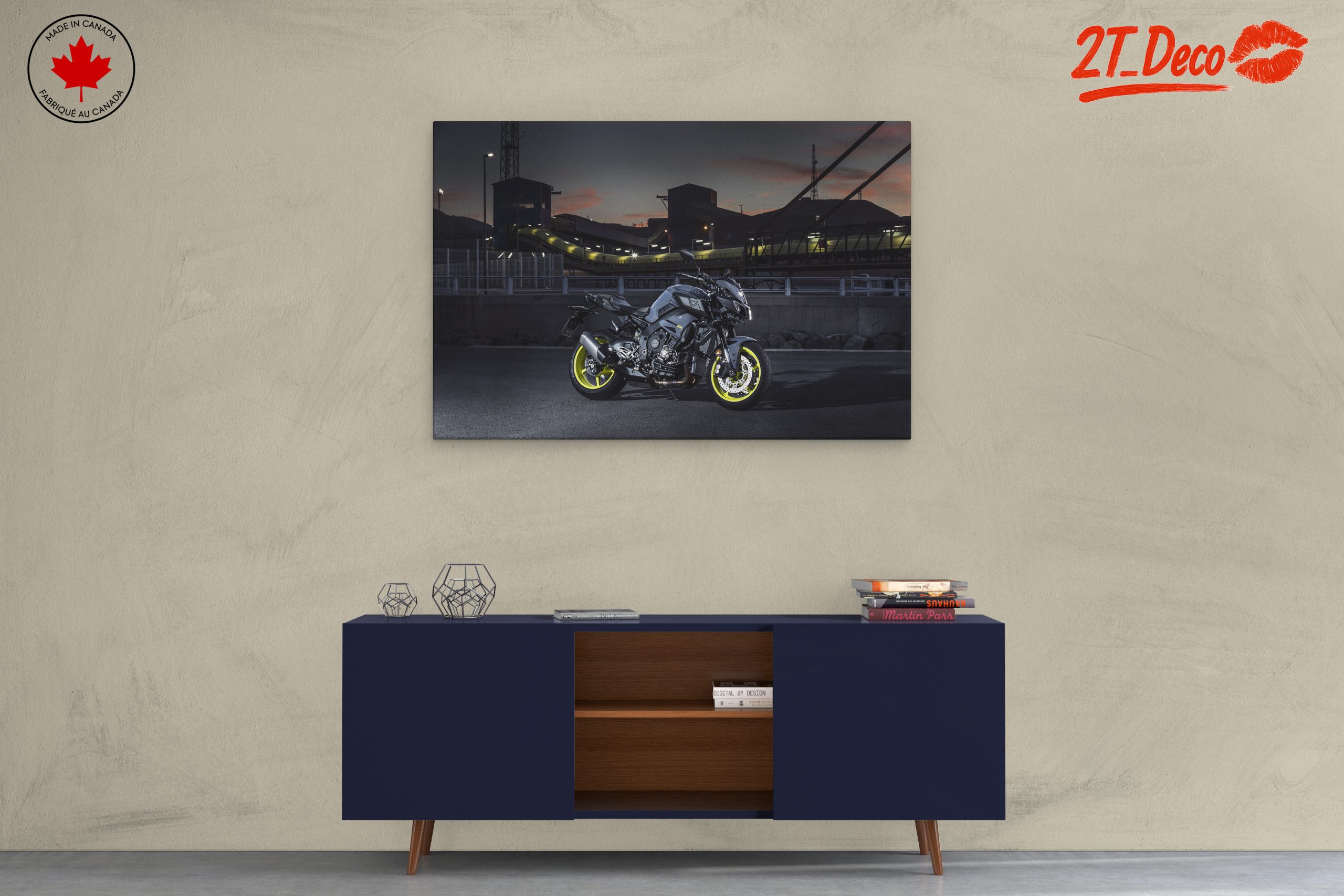 Stylish Motorcycle at Dusk - Image 3