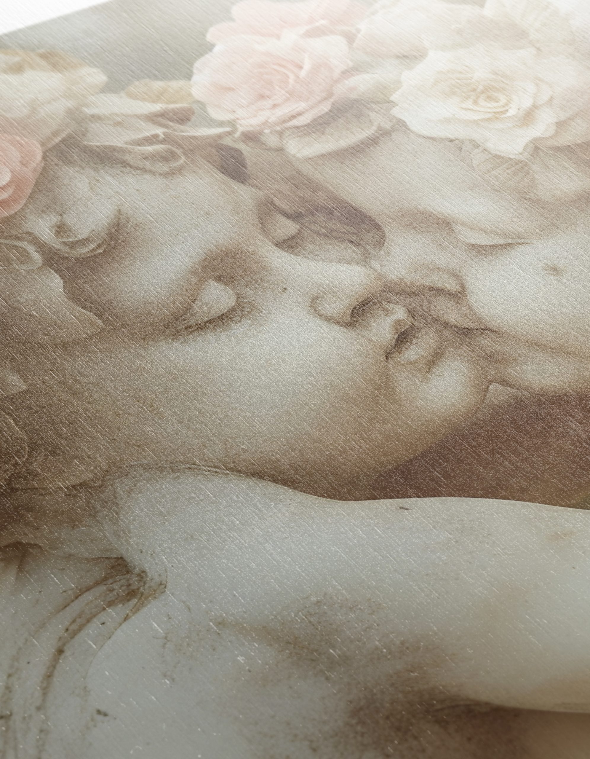 Cherubic Statue with Floral Accents - Image 12