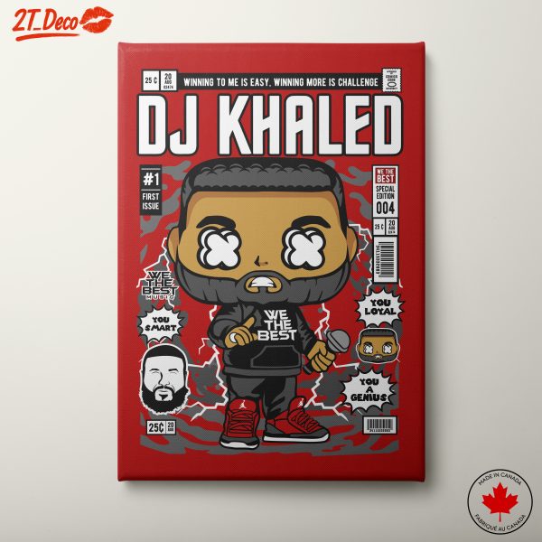 DJ Khaled Pop Art Character