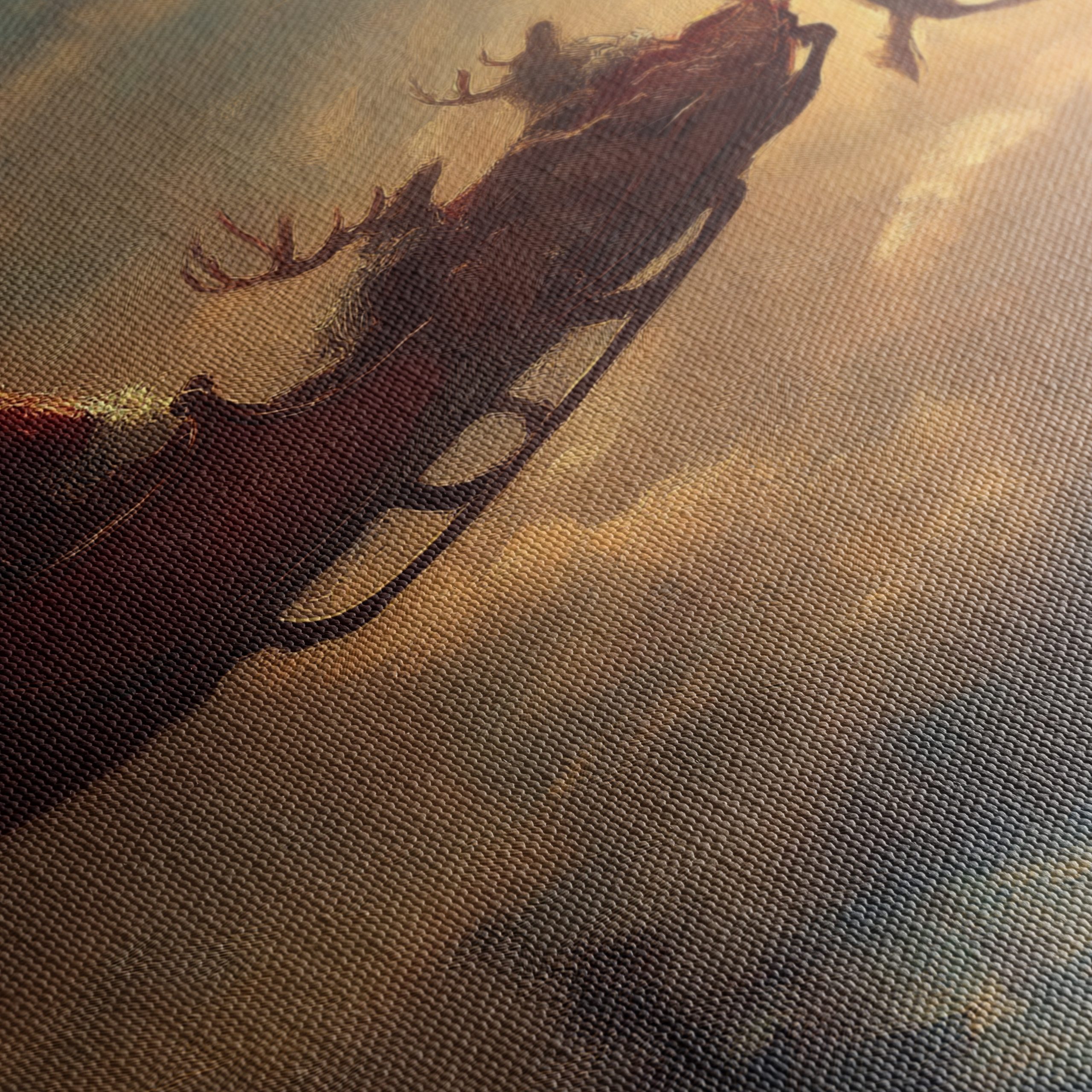 Santa Claus Flying with Reindeer - Image 5