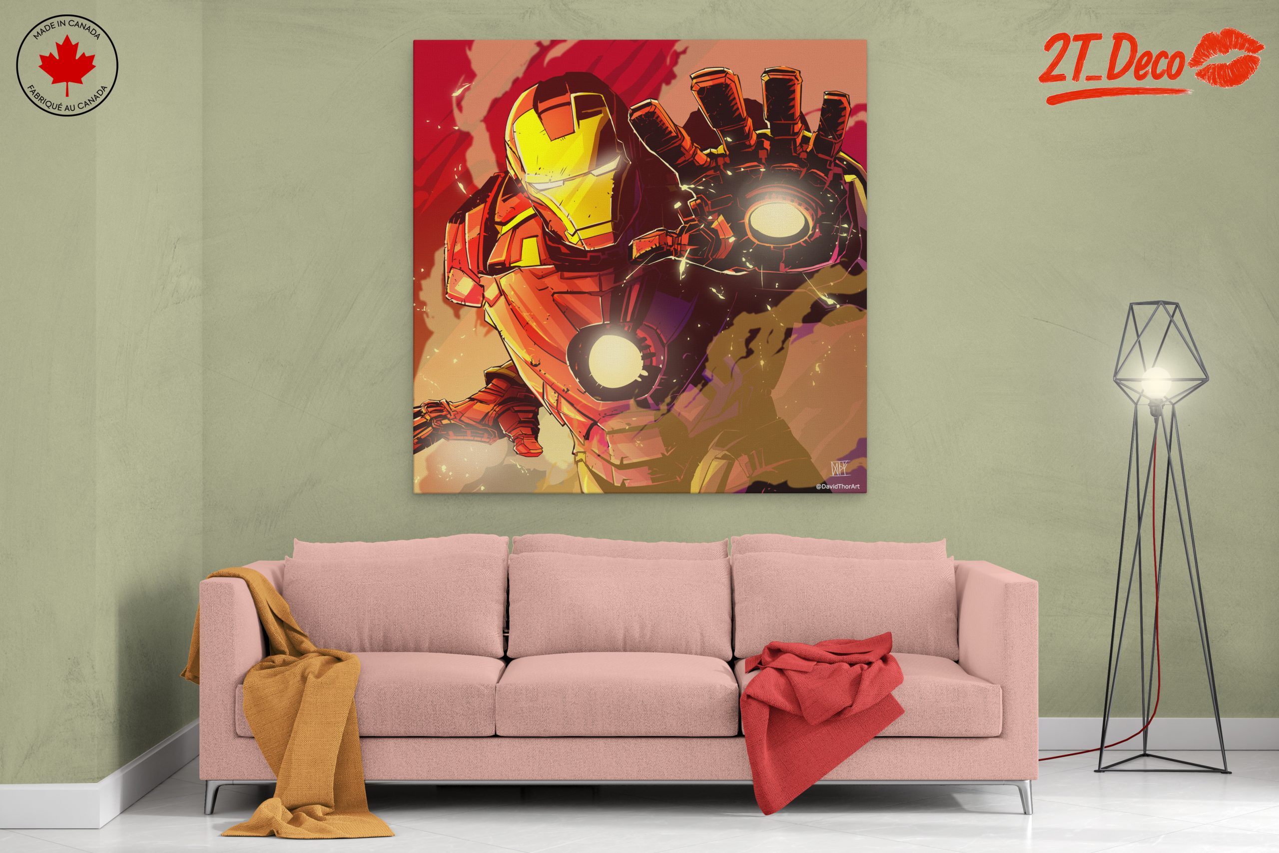 Iron Man Comic Art Featuring Bold Colors - Image 2