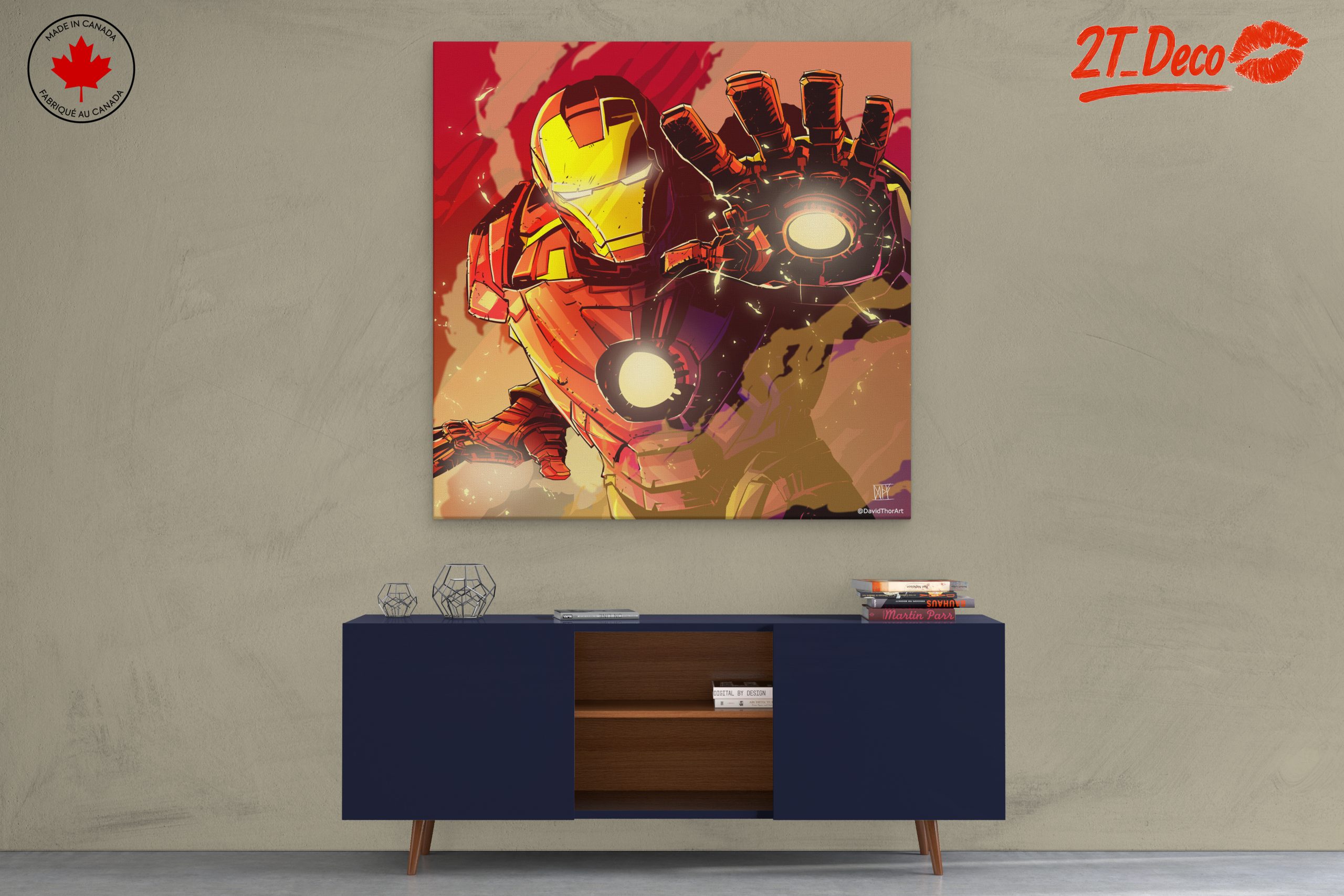 Iron Man Comic Art Featuring Bold Colors - Image 3
