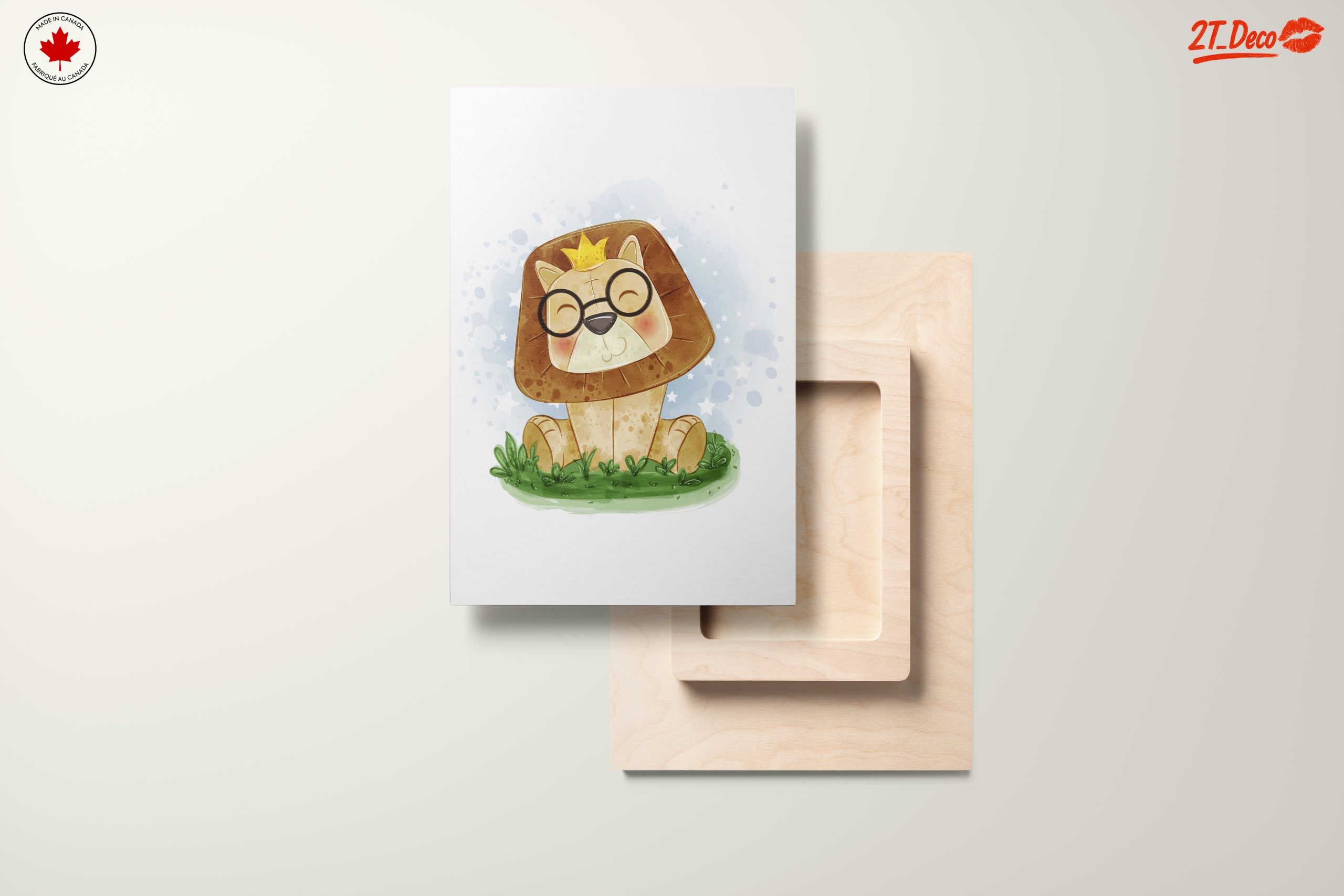 Cute Cartoon Lion with Glasses - Image 11