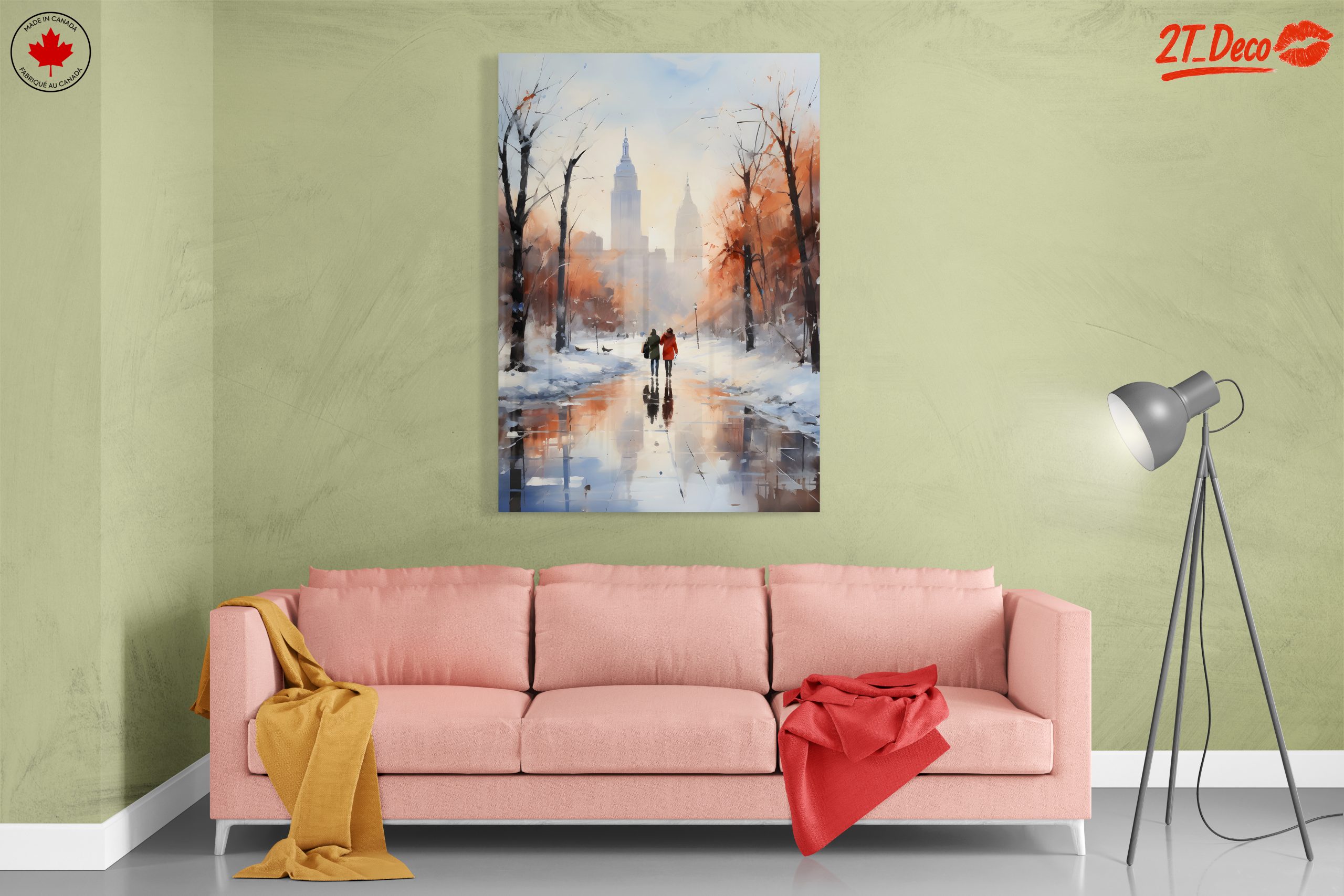 Winter Cityscape Featuring Iconic Skyline - Image 7