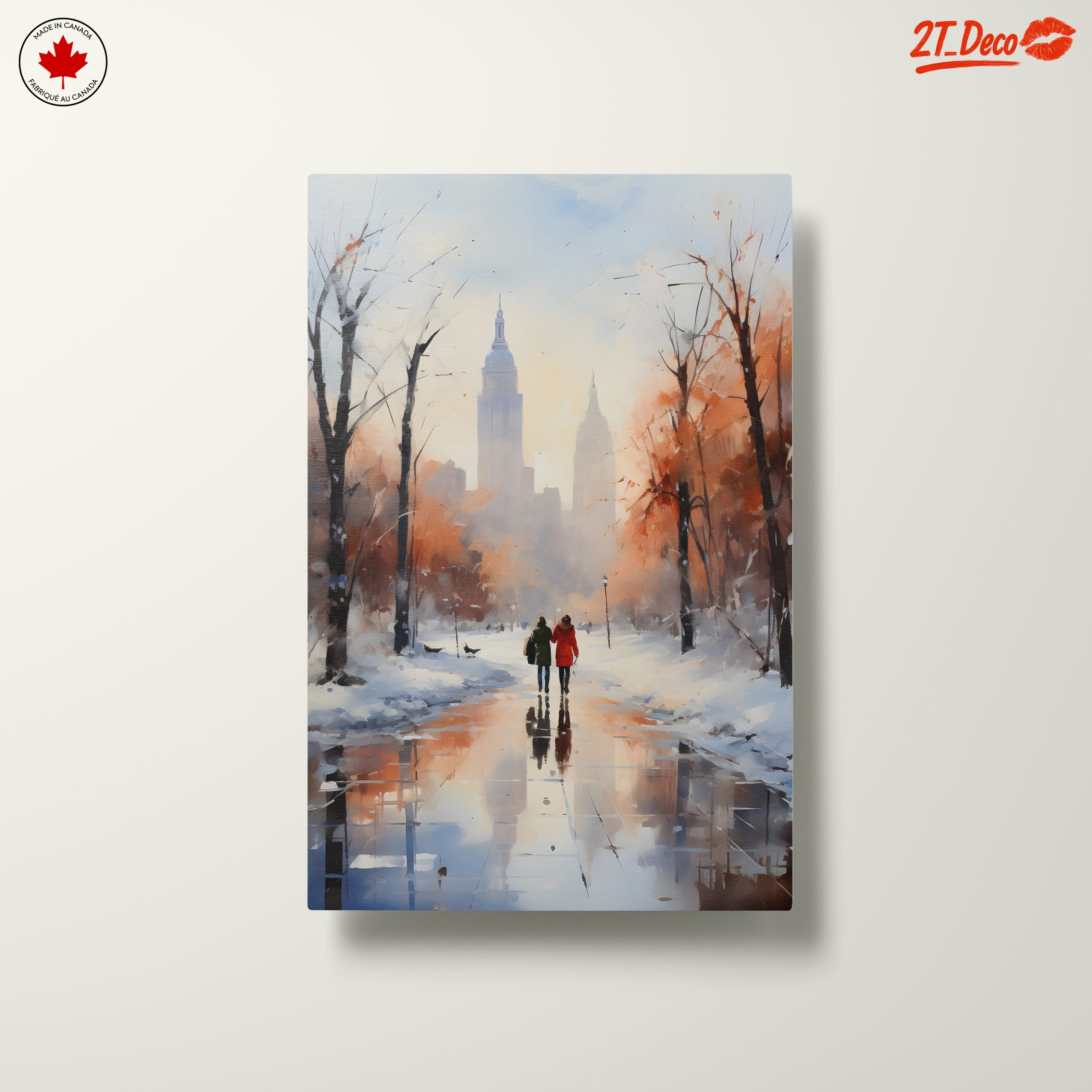 Winter Cityscape Featuring Iconic Skyline - Image 10