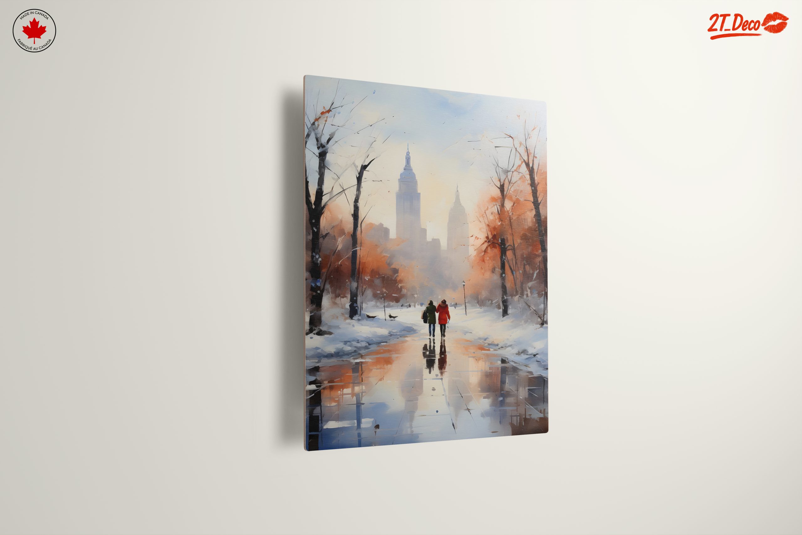 Winter Cityscape Featuring Iconic Skyline - Image 13