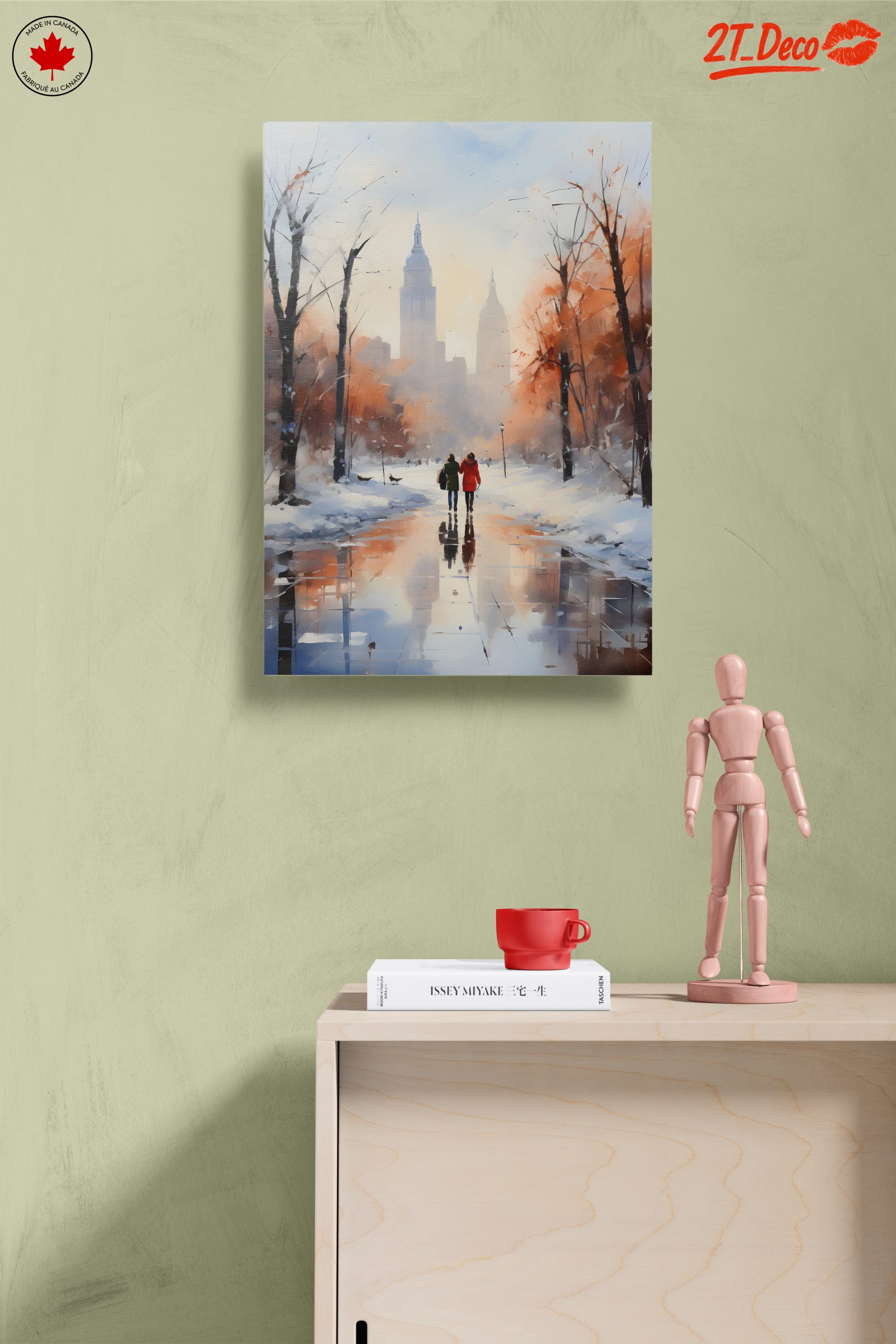 Winter Cityscape Featuring Iconic Skyline - Image 14