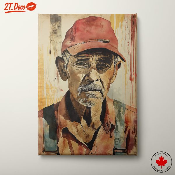 Vivid Artistic Portrait of a Man