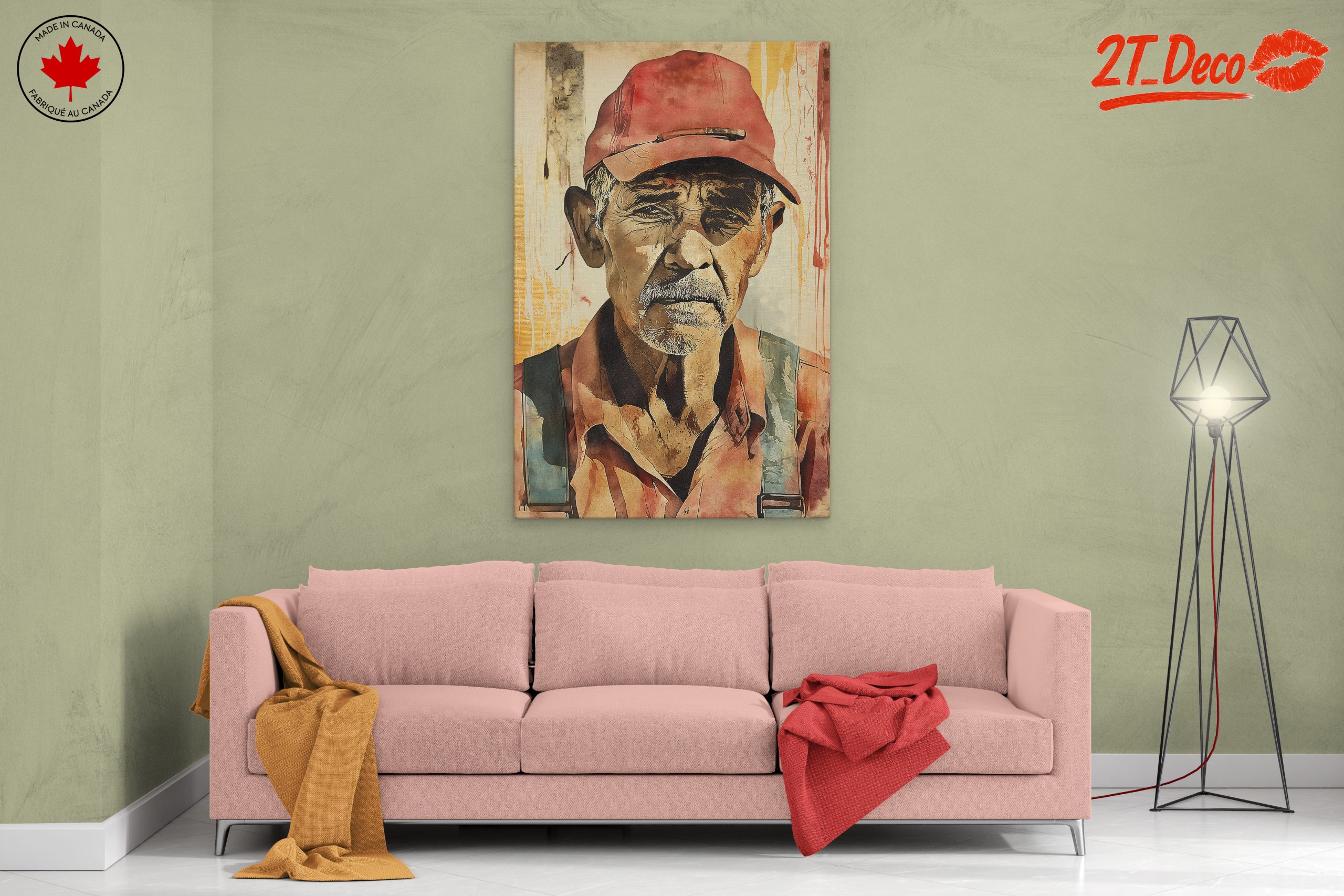 Vivid Artistic Portrait of a Man - Image 2