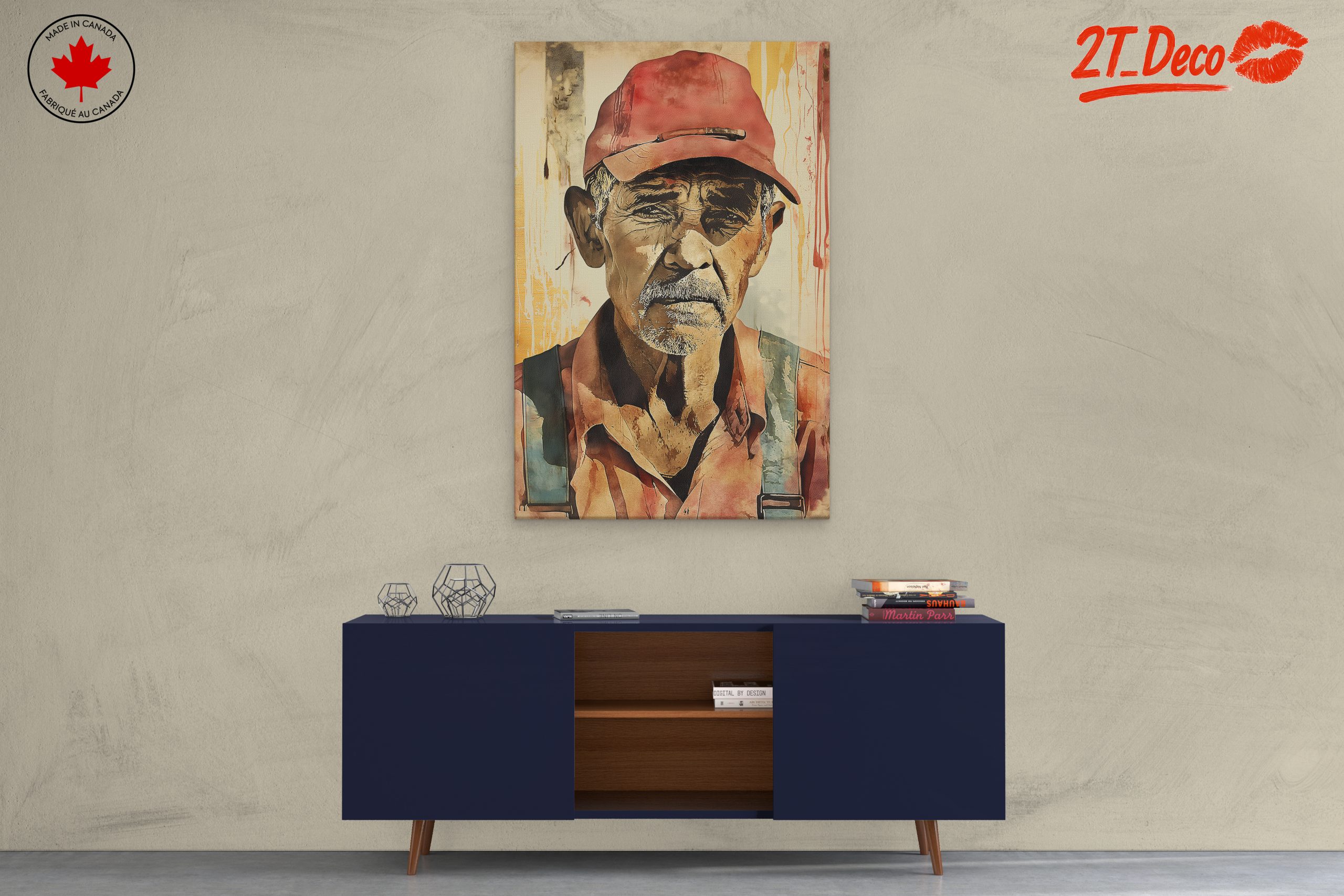 Vivid Artistic Portrait of a Man - Image 3