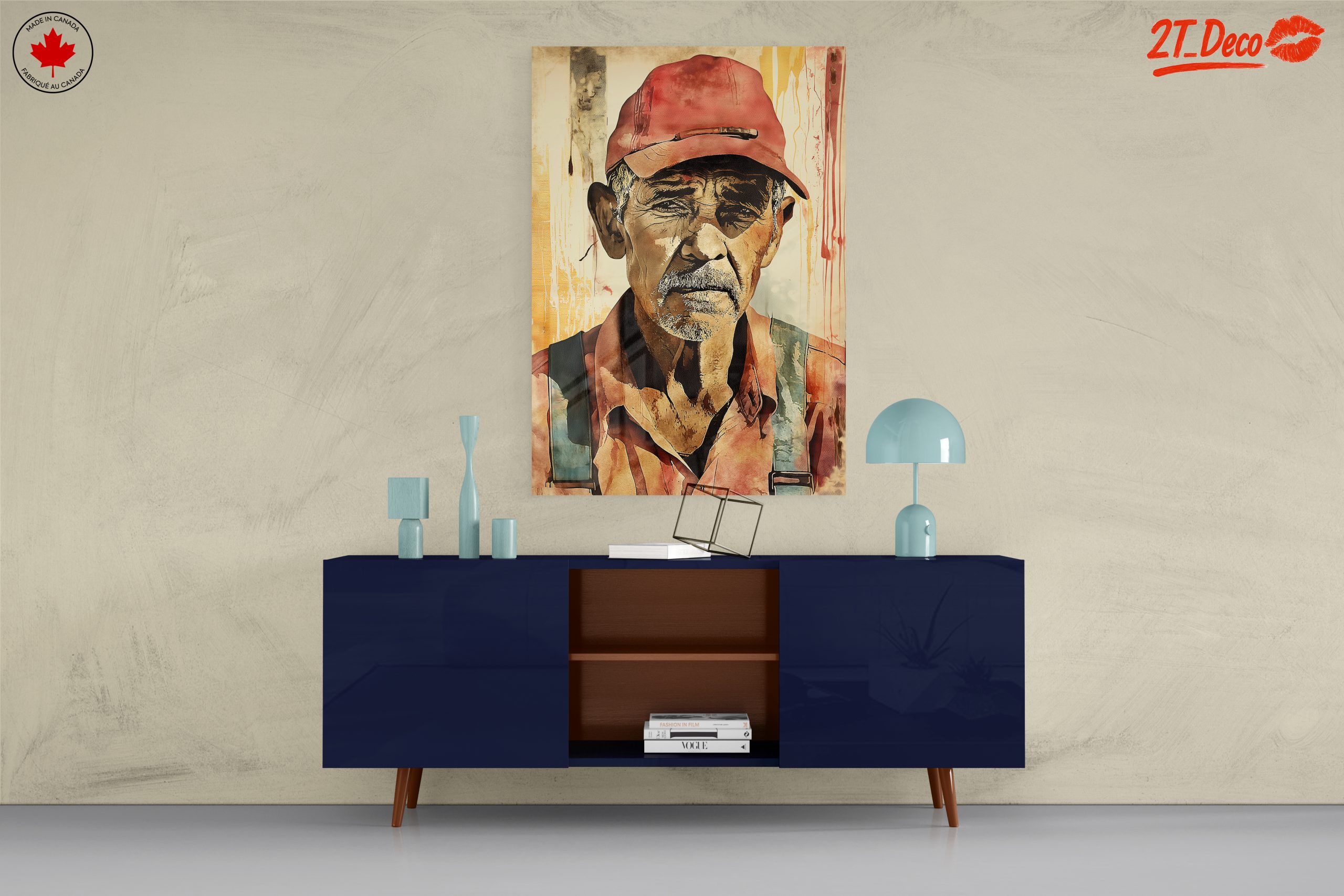 Vivid Artistic Portrait of a Man - Image 8