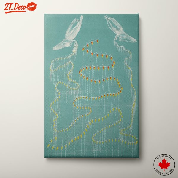 Abstract Composition with Aquatic Forms