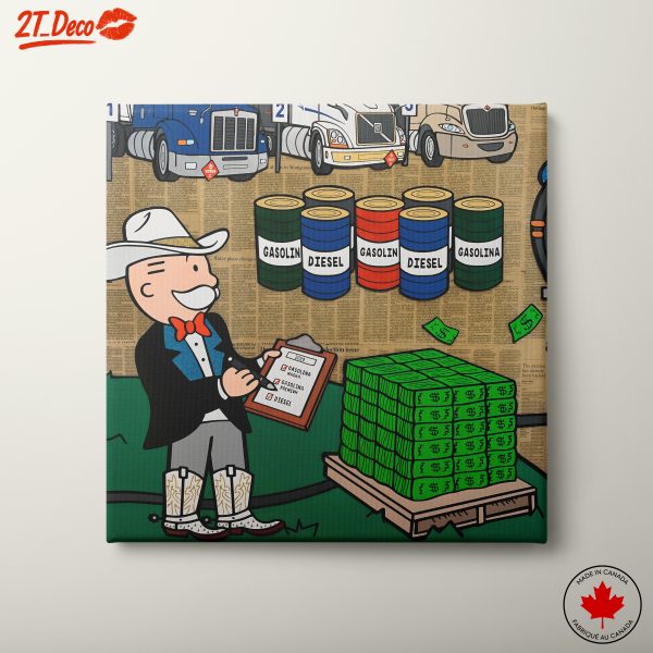 Playful Pop Art Character with Money