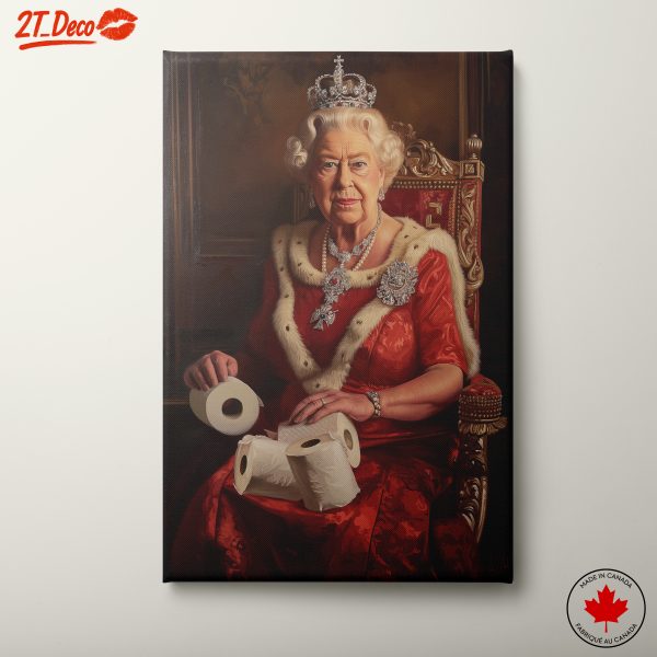 Regal Contemporary Portrait of a Queen