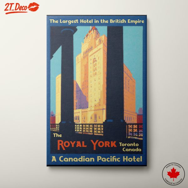 Royal York Hotel in Toronto Cityscape Art
