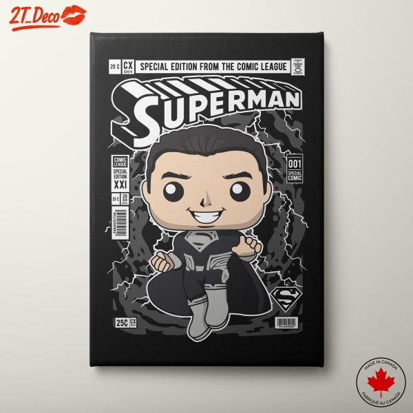 Superman Funko Art Inspired Design