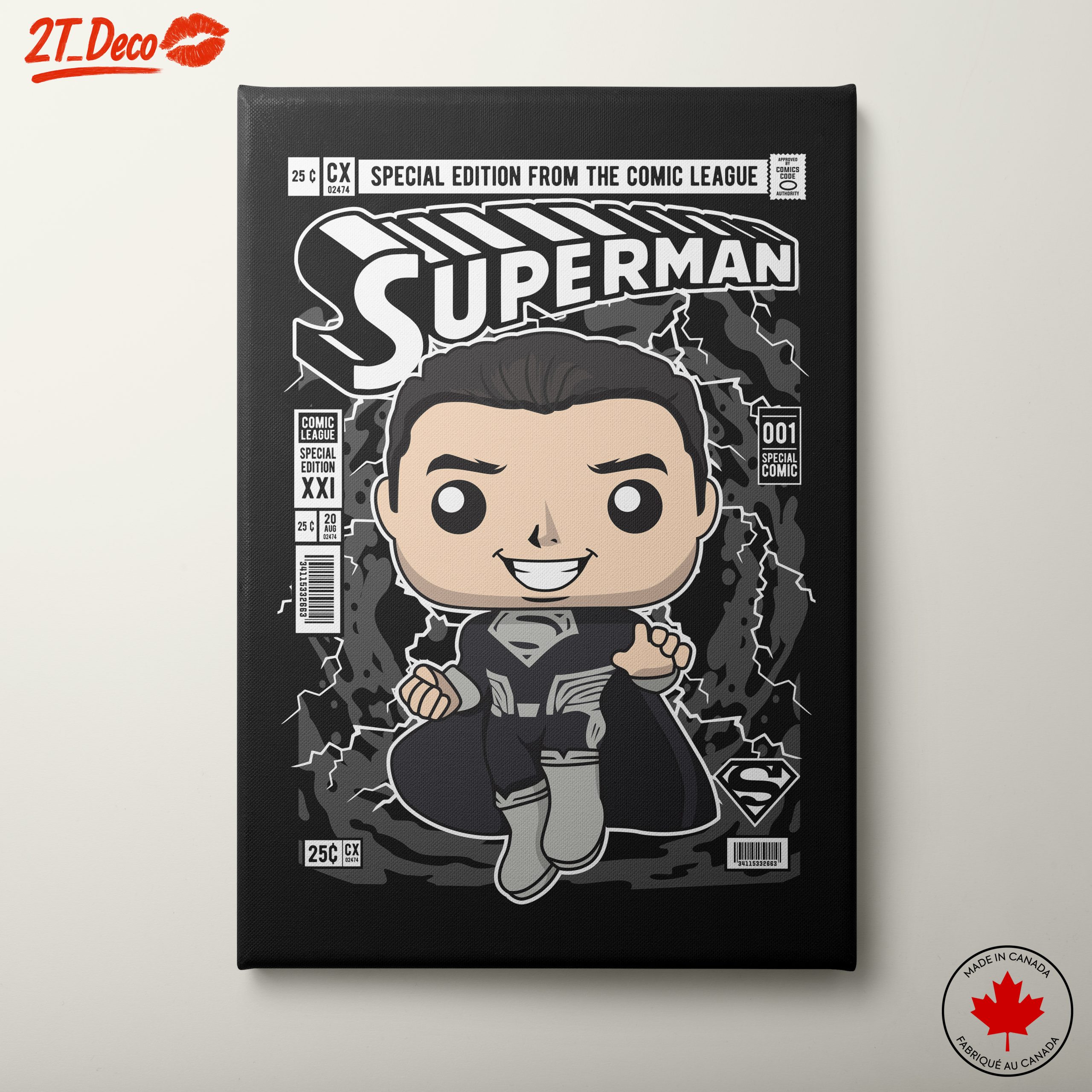 Superman Funko Art Inspired Design