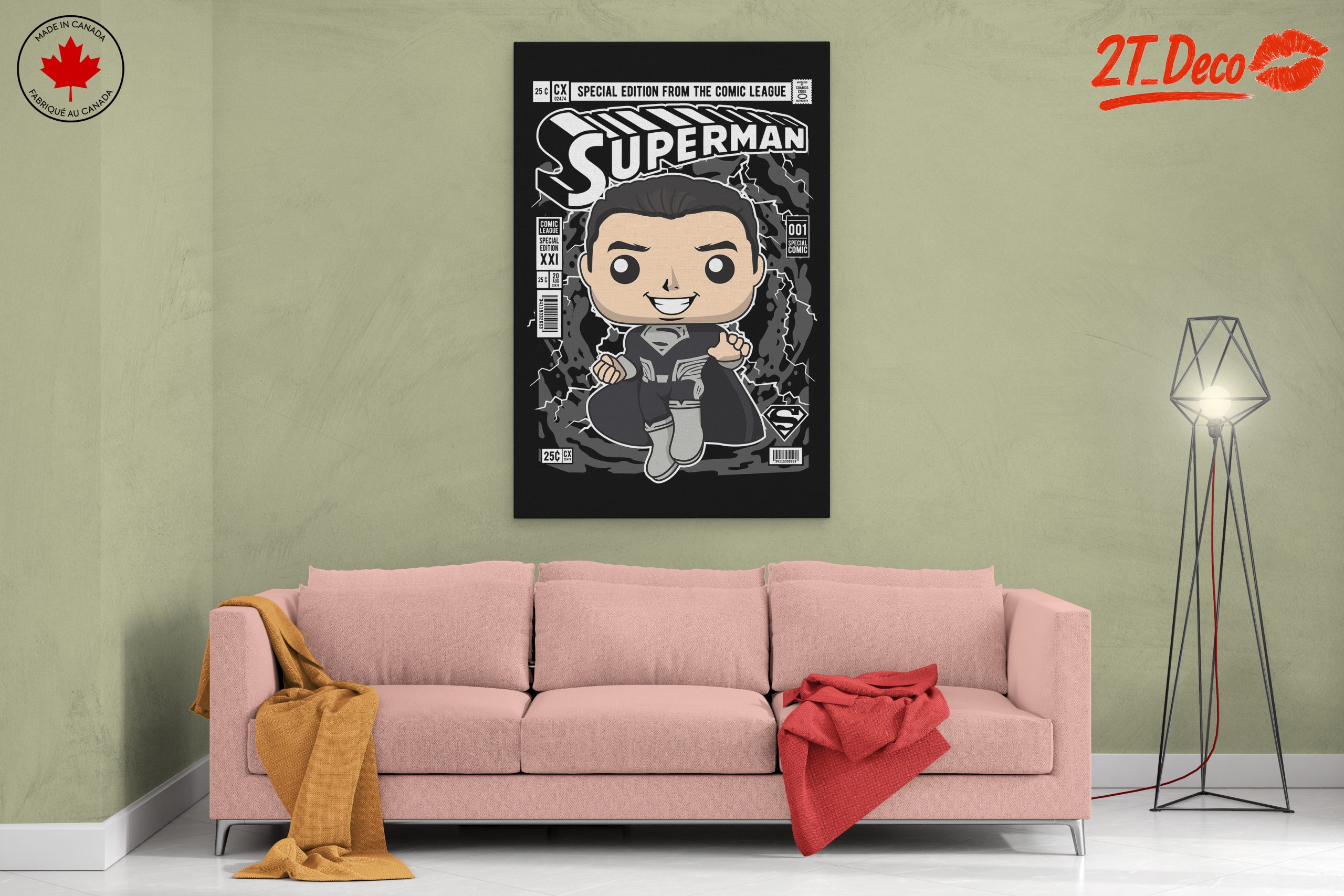 Superman Funko Art Inspired Design - Image 2