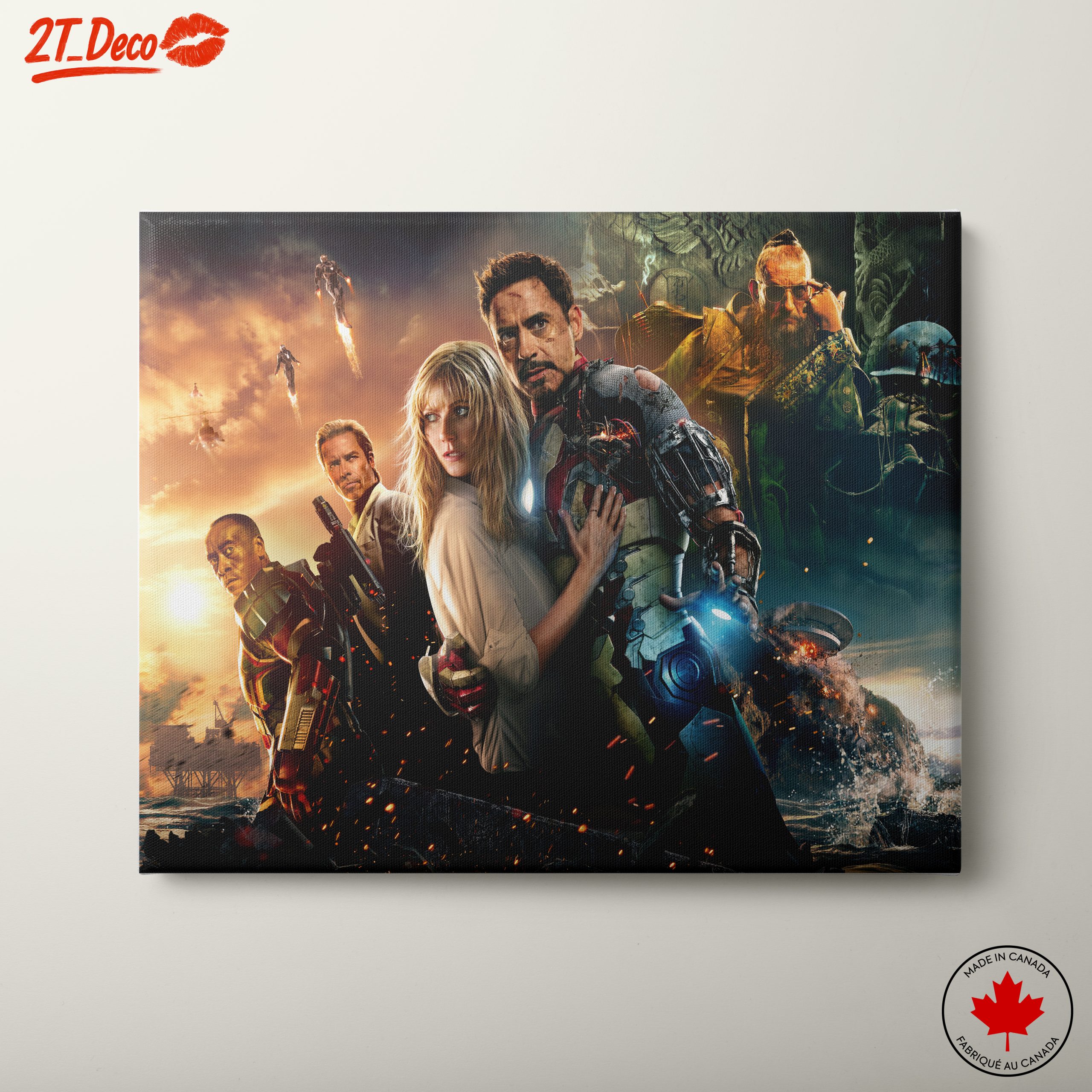 Iron Man Marvel Art Featuring Iconic Characters 2