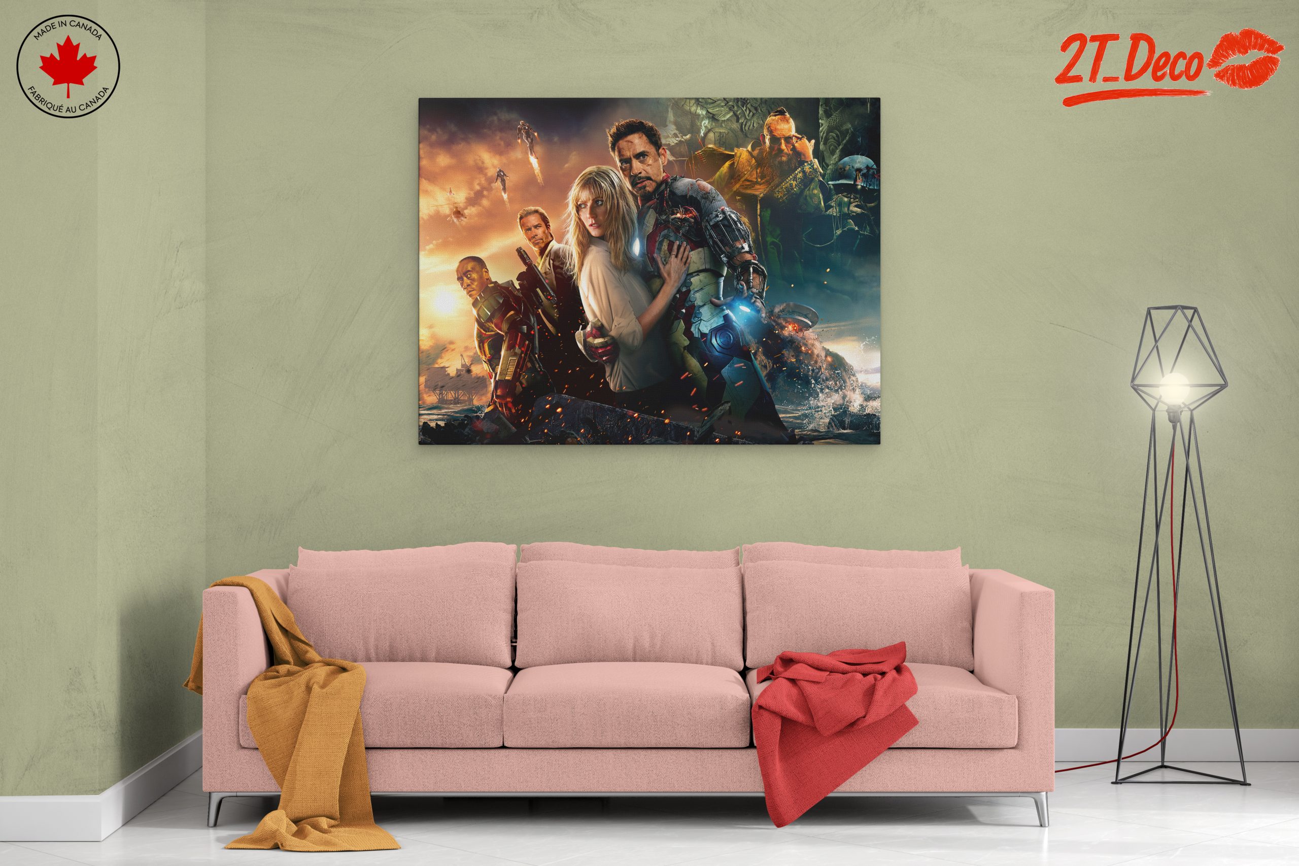 Iron Man Marvel Art Featuring Iconic Characters 2 - Image 2