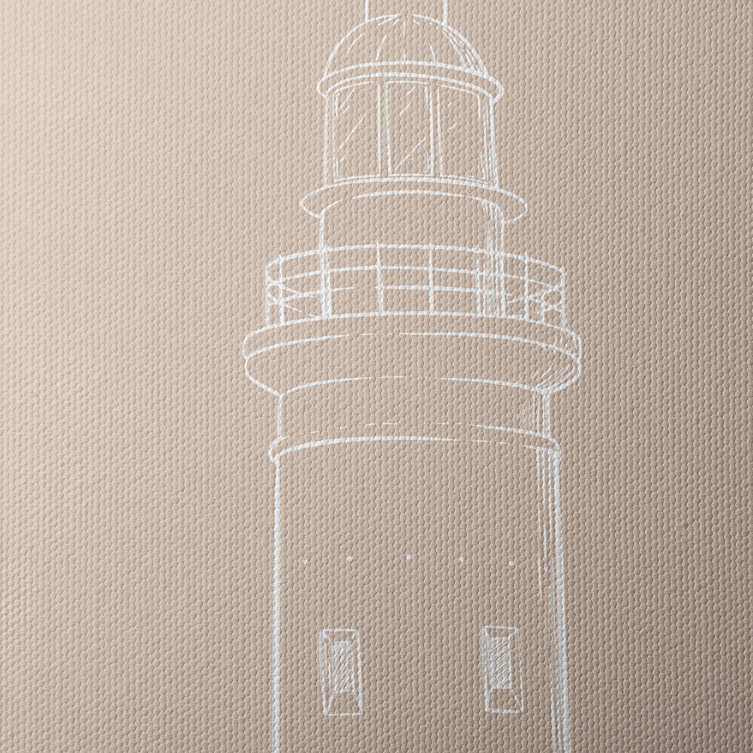 Lighthouse Illustration in Simple Line Art - Image 4
