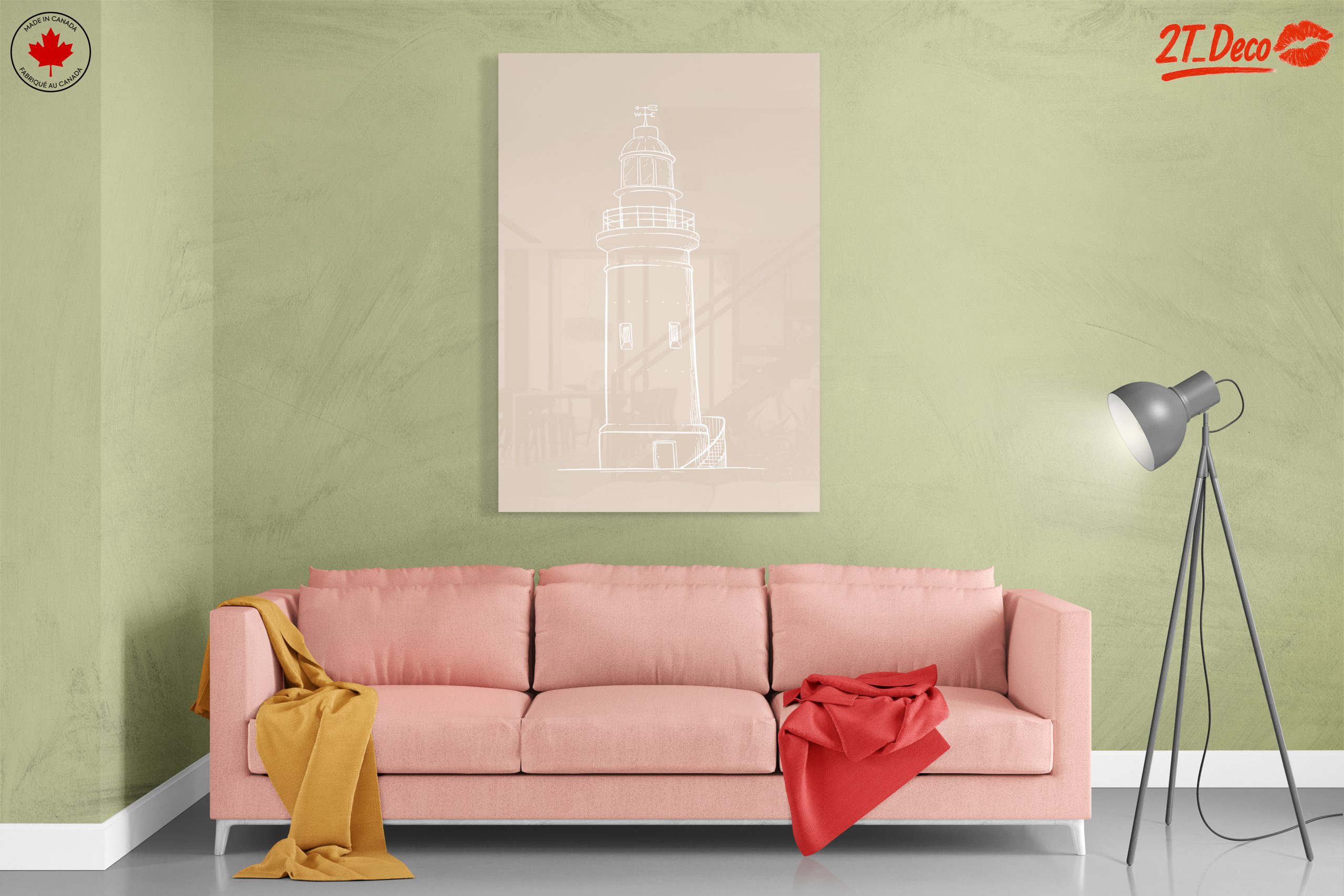 Lighthouse Illustration in Simple Line Art - Image 7