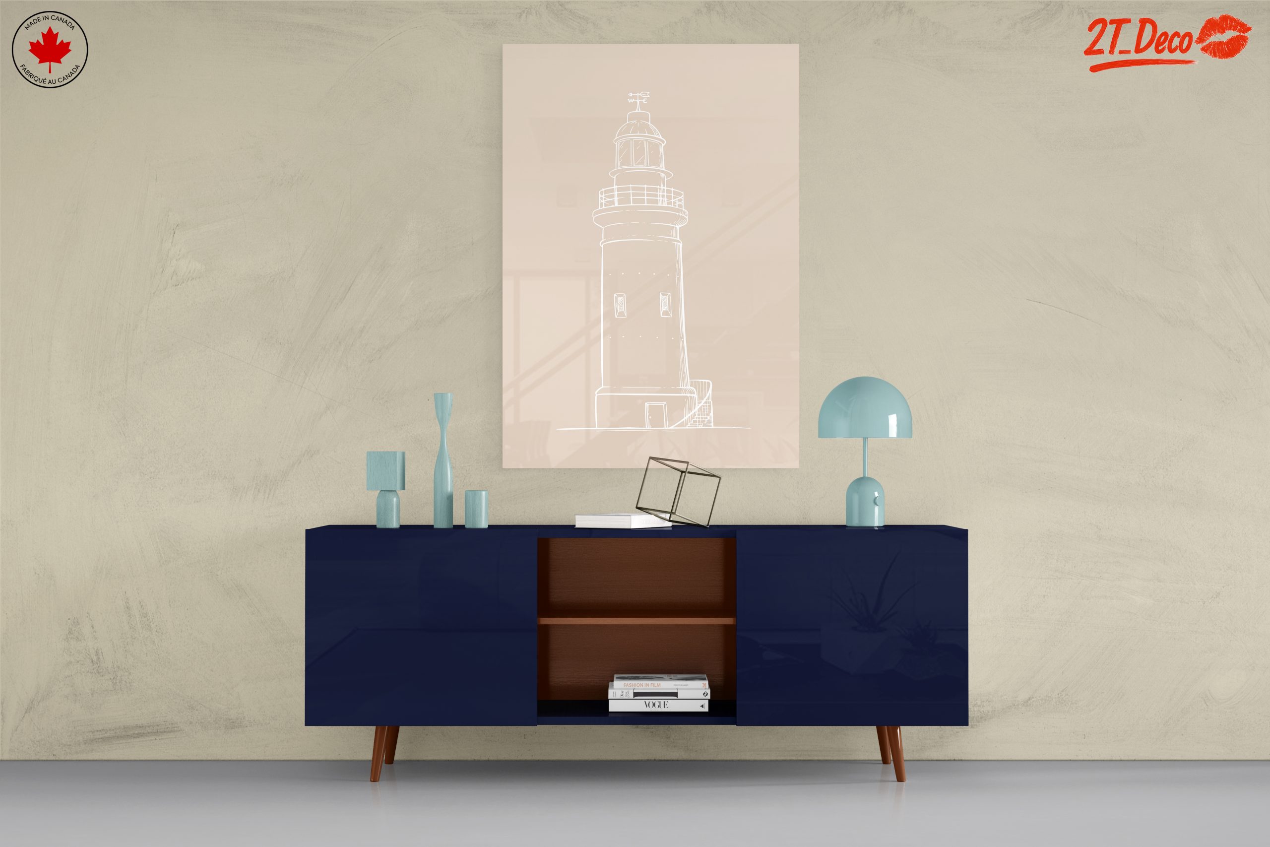Lighthouse Illustration in Simple Line Art - Image 8