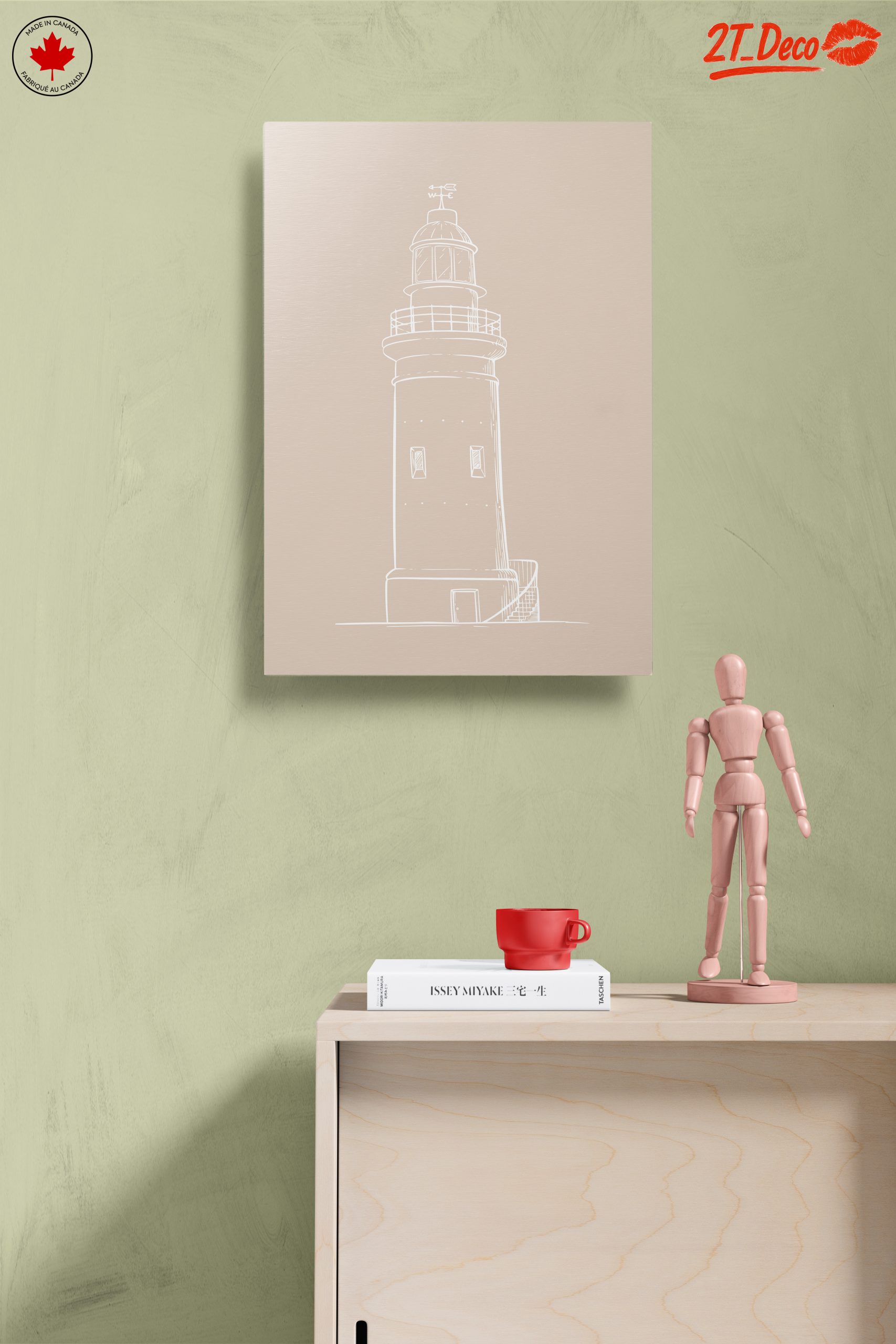 Lighthouse Illustration in Simple Line Art - Image 14