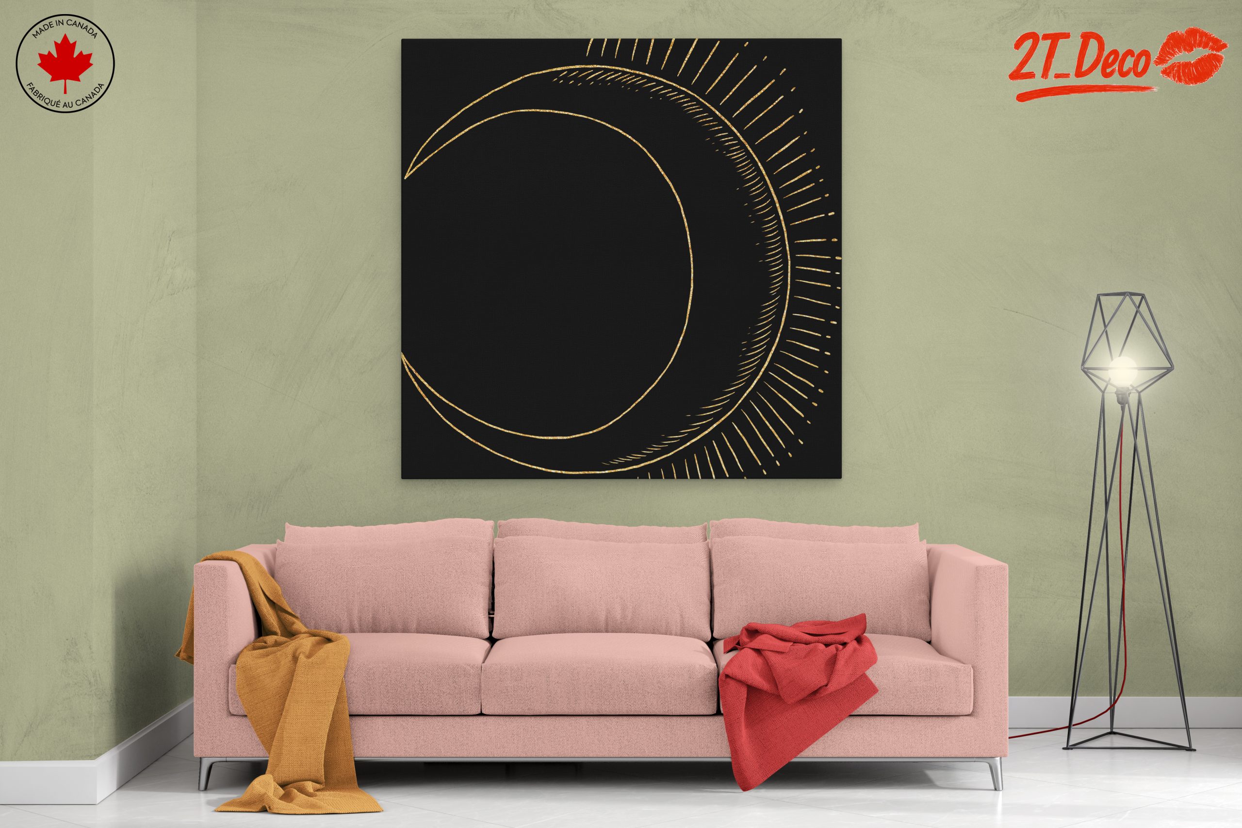 Abstract Celestial Moon and Sun Design - Image 2