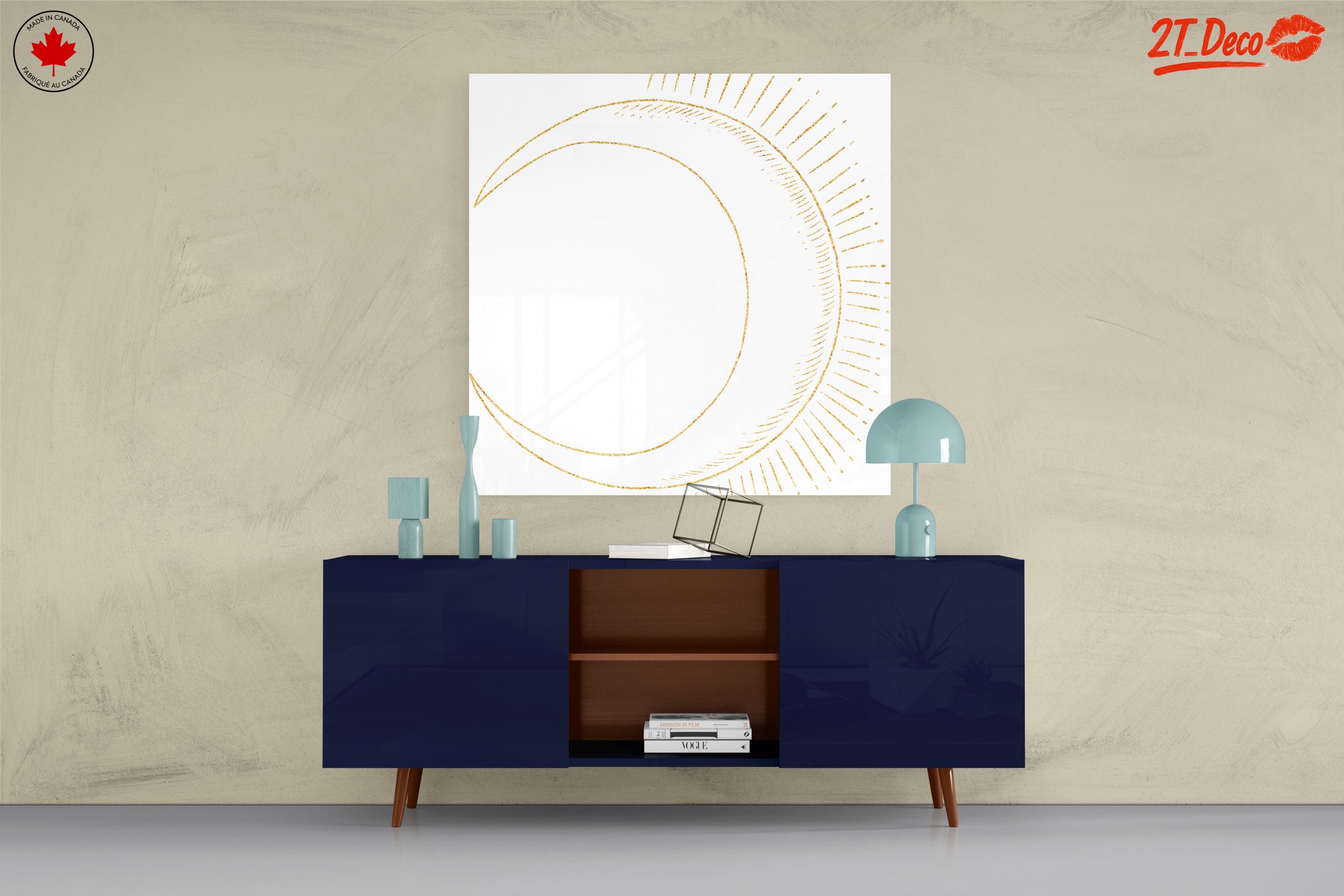 Abstract Celestial Moon and Sun Design - Image 8