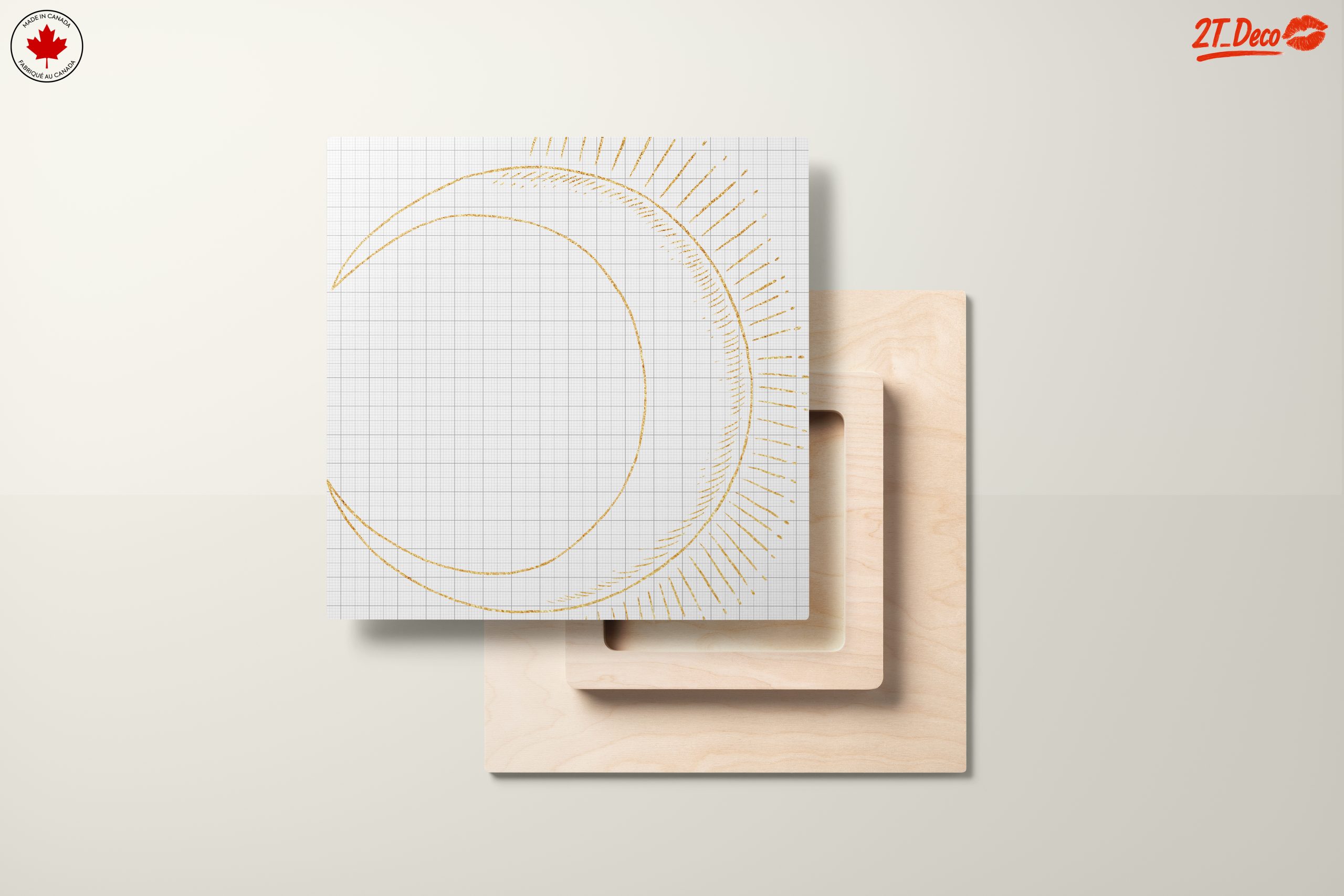 Abstract Celestial Moon and Sun Design - Image 11