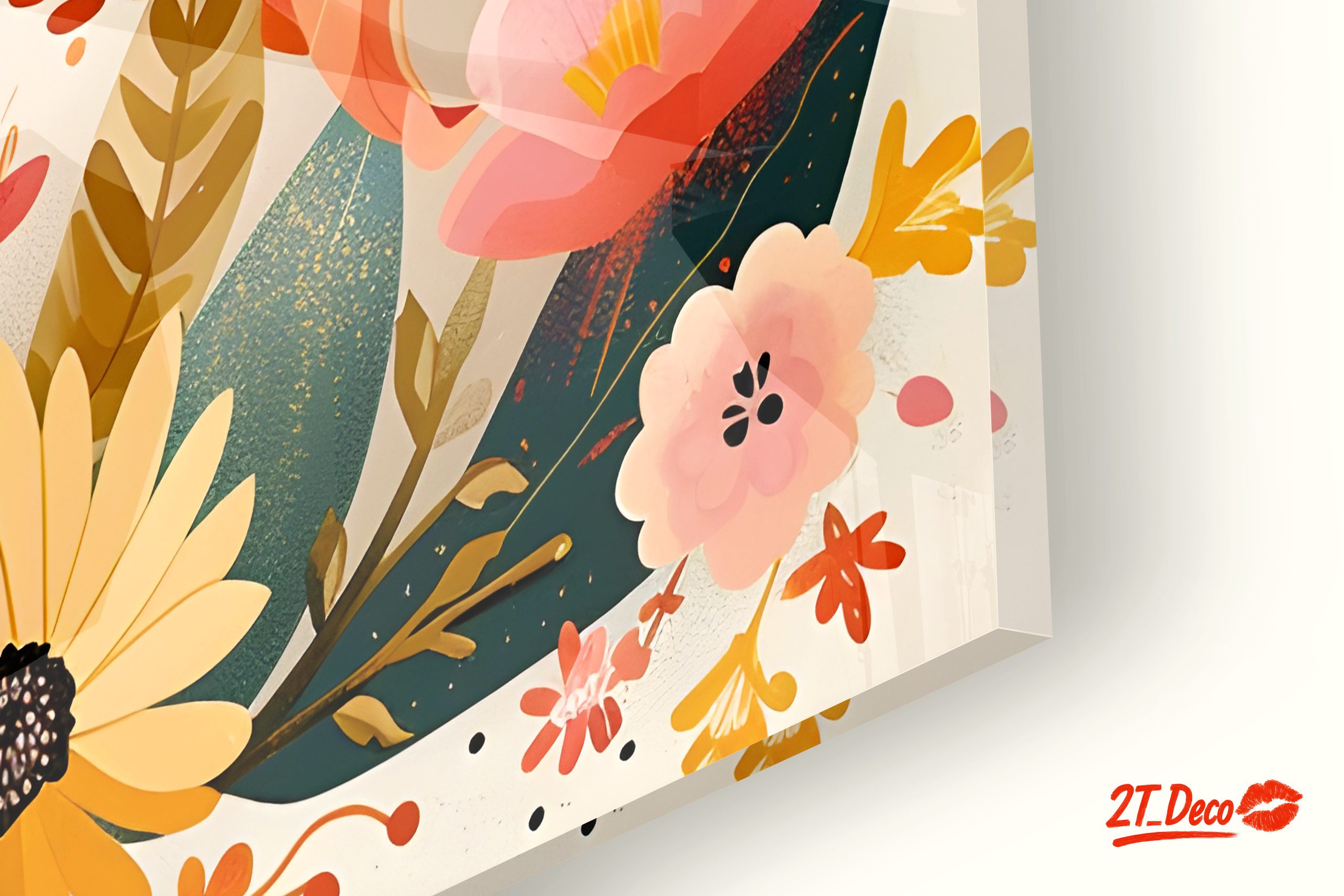 Whimsical Unicorn Surrounded by Flowers - Image 9