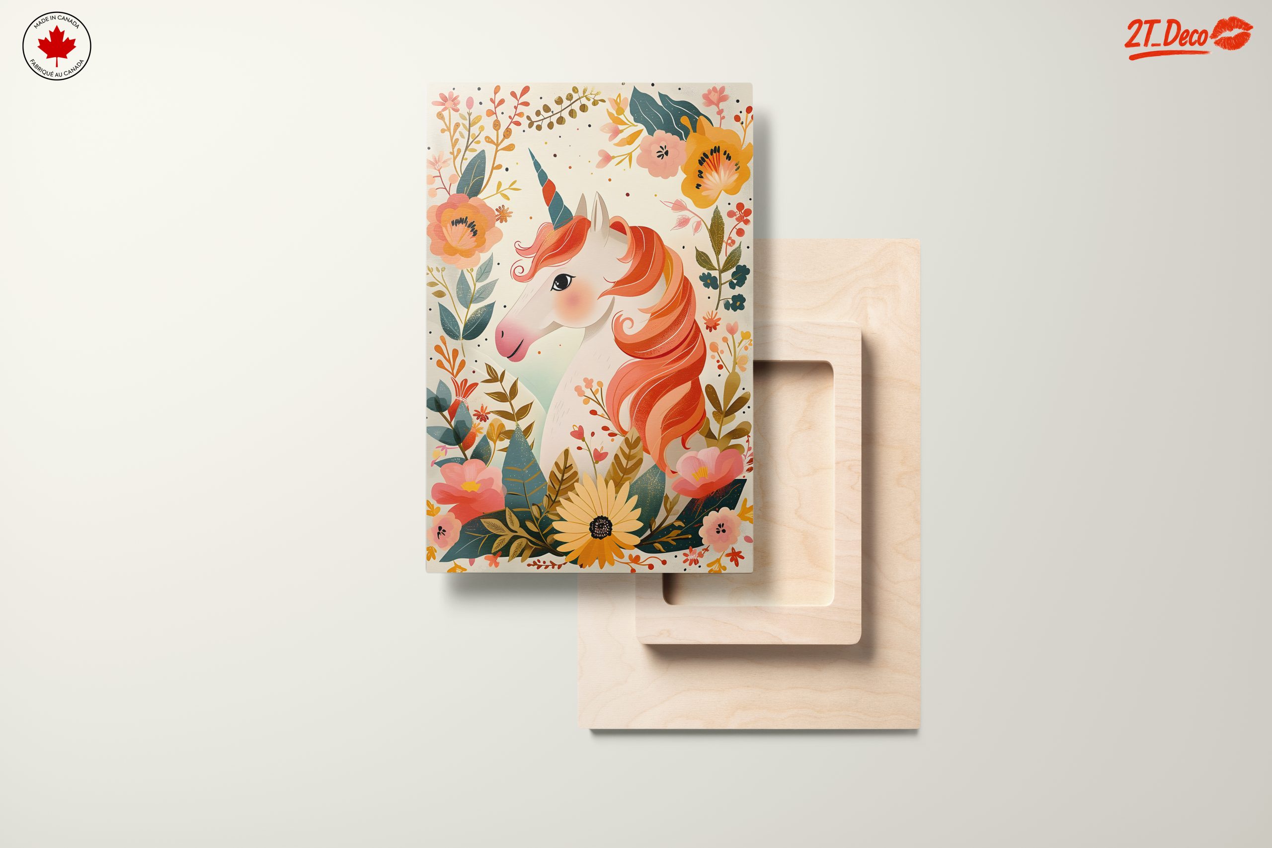 Whimsical Unicorn Surrounded by Flowers - Image 11