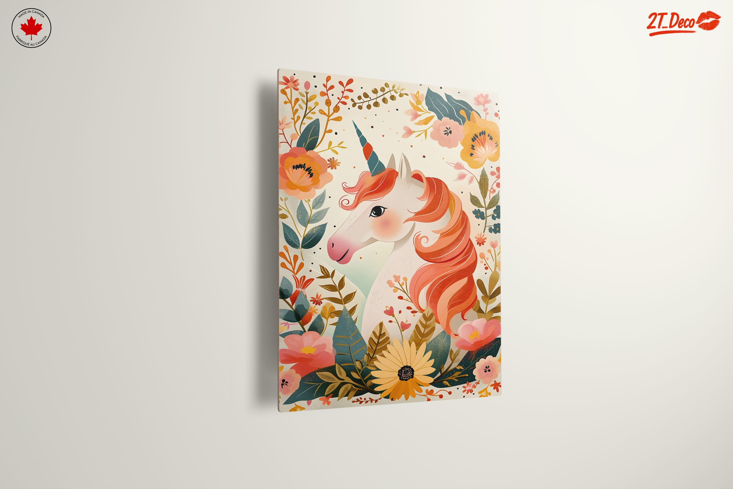 Whimsical Unicorn Surrounded by Flowers - Image 13