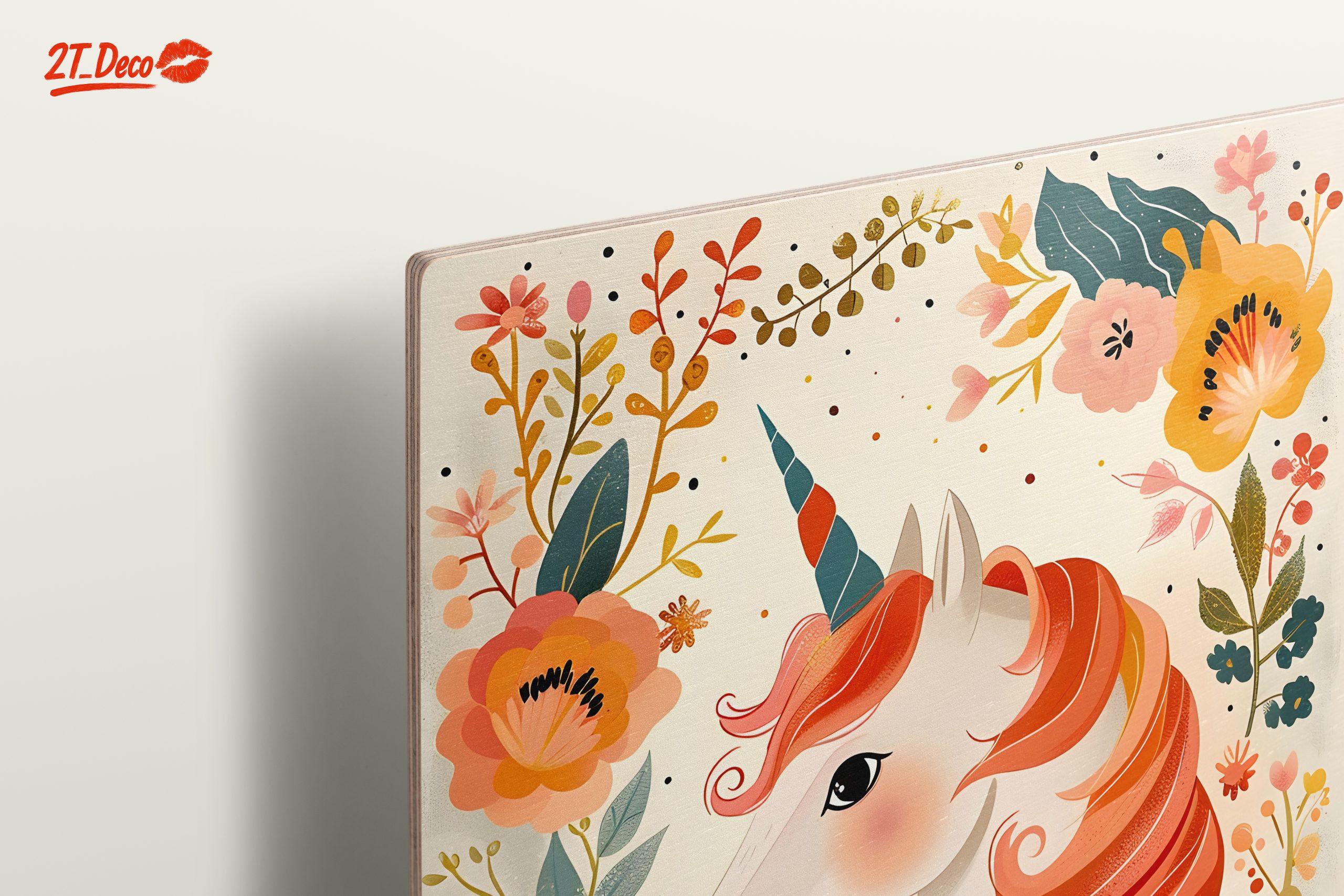 Whimsical Unicorn Surrounded by Flowers - Image 15