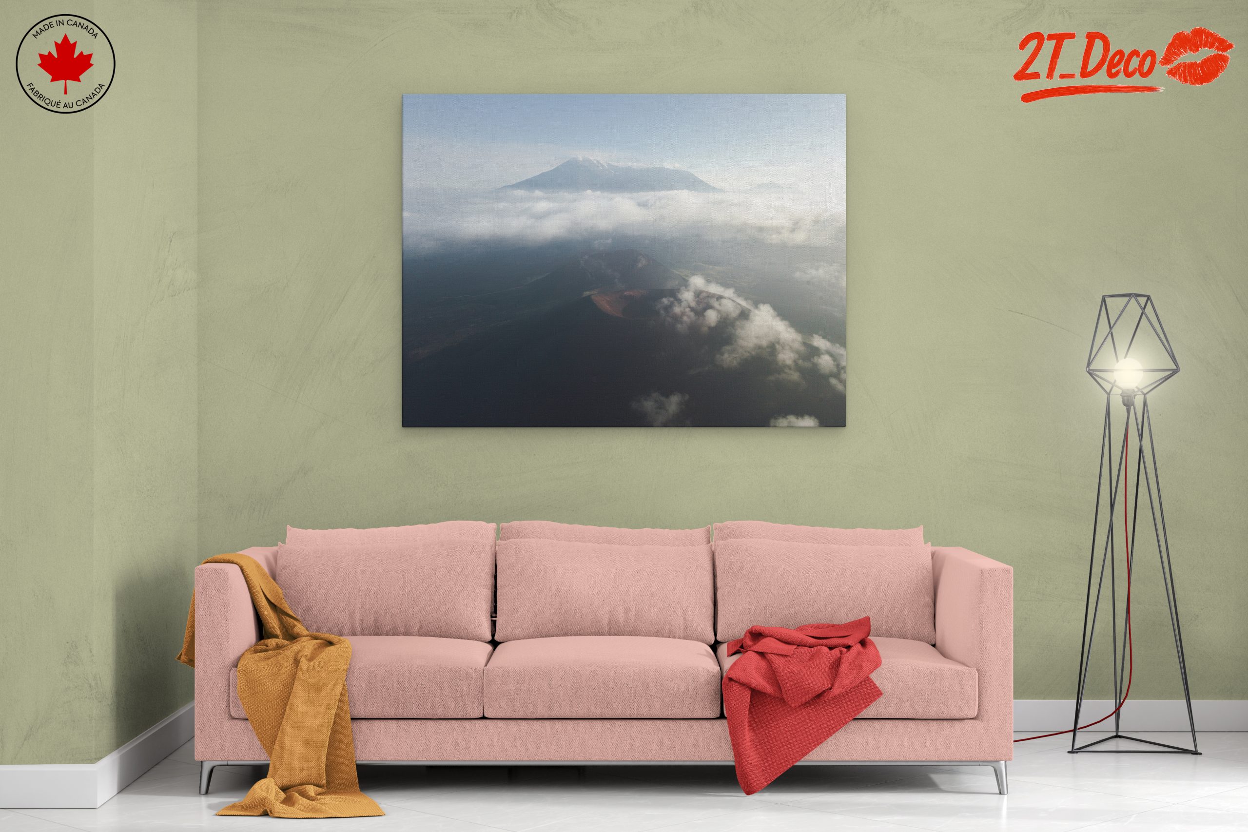 Majestic Mountain Landscape in Clouds 2 - Image 2
