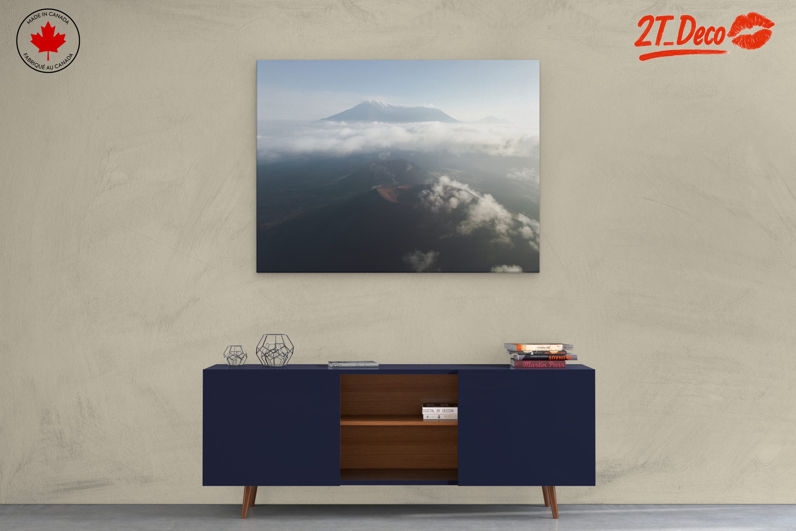 Majestic Mountain Landscape in Clouds 2 - Image 3