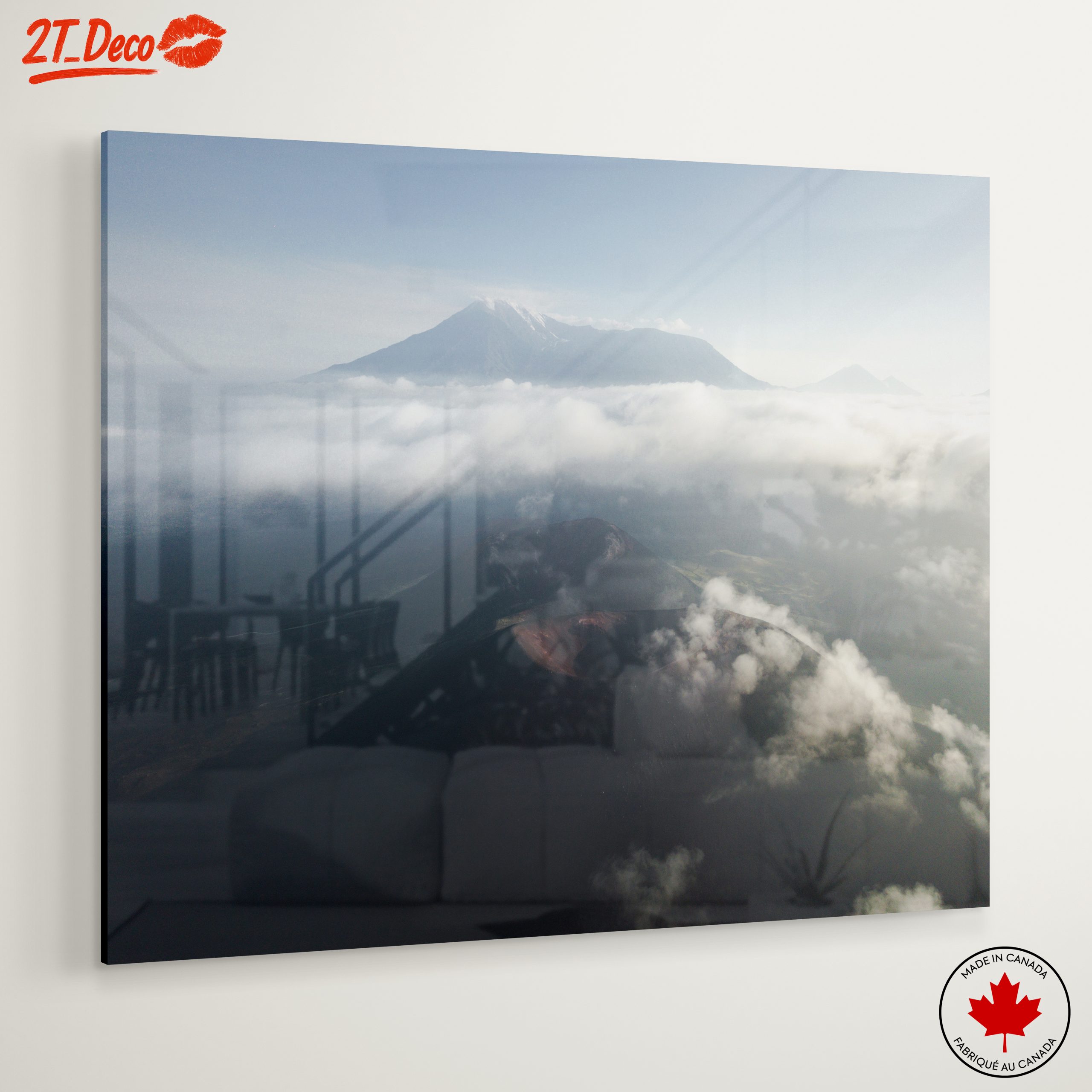 Majestic Mountain Landscape in Clouds 2 - Image 6